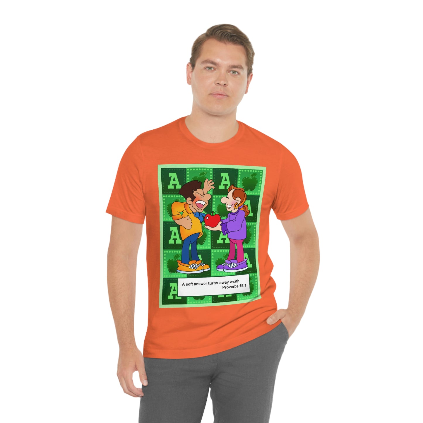 The Bible as Simple as ABC A Unisex Jersey Short Sleeve Tee