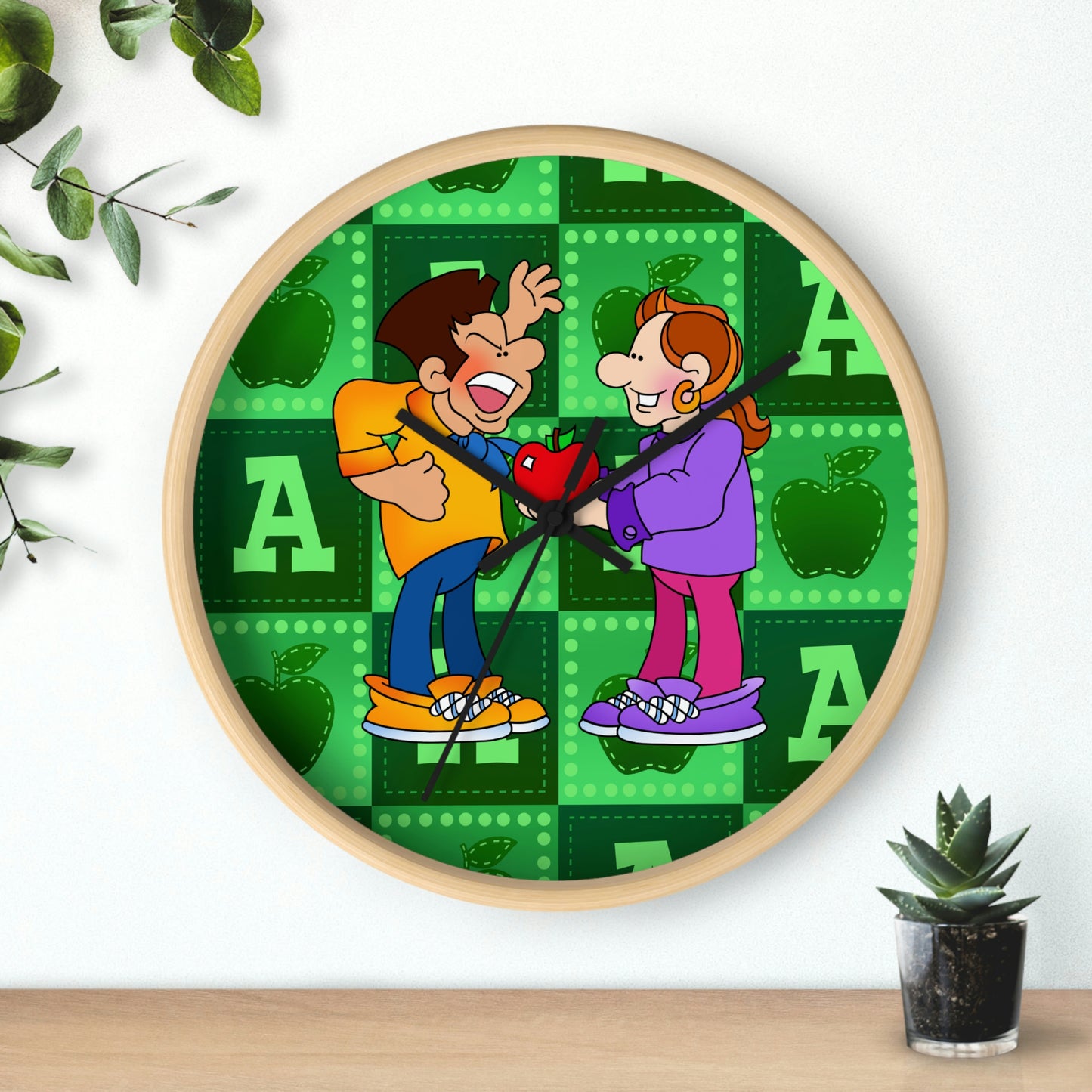 The Bible as Simple as ABC A Wall clock