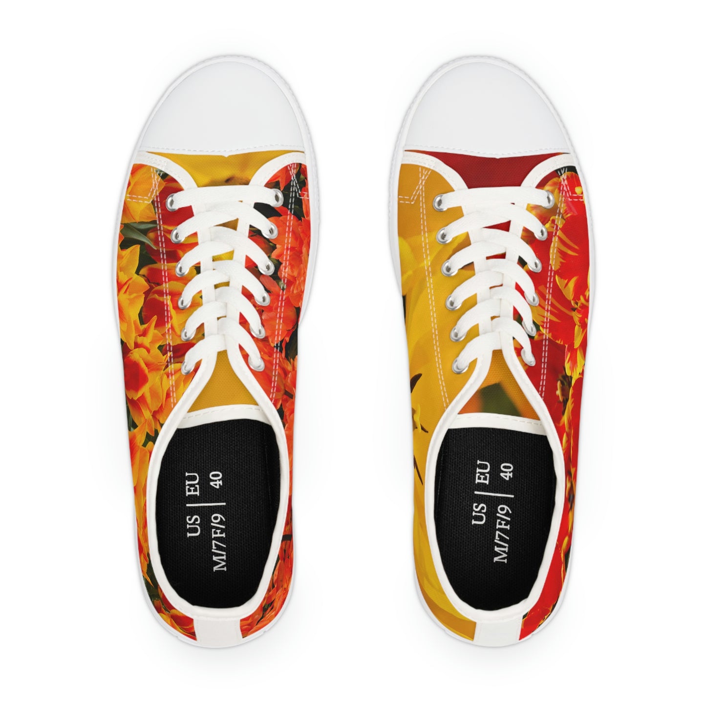 Flowers Set 5 Women's Low Top Sneakers