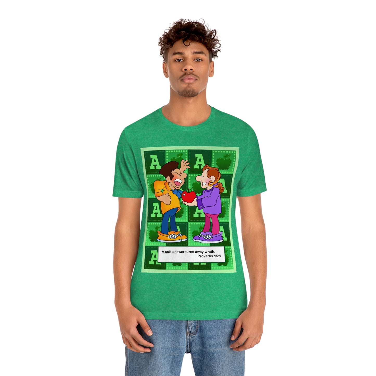 The Bible as Simple as ABC A Unisex Jersey Short Sleeve Tee