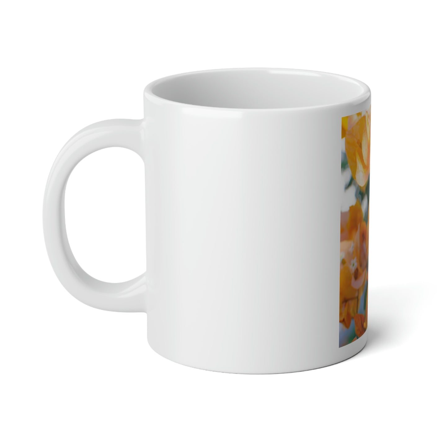 Flowers 29 Jumbo Mug, 20oz