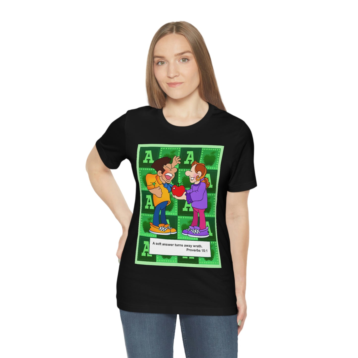 The Bible as Simple as ABC A Unisex Jersey Short Sleeve Tee