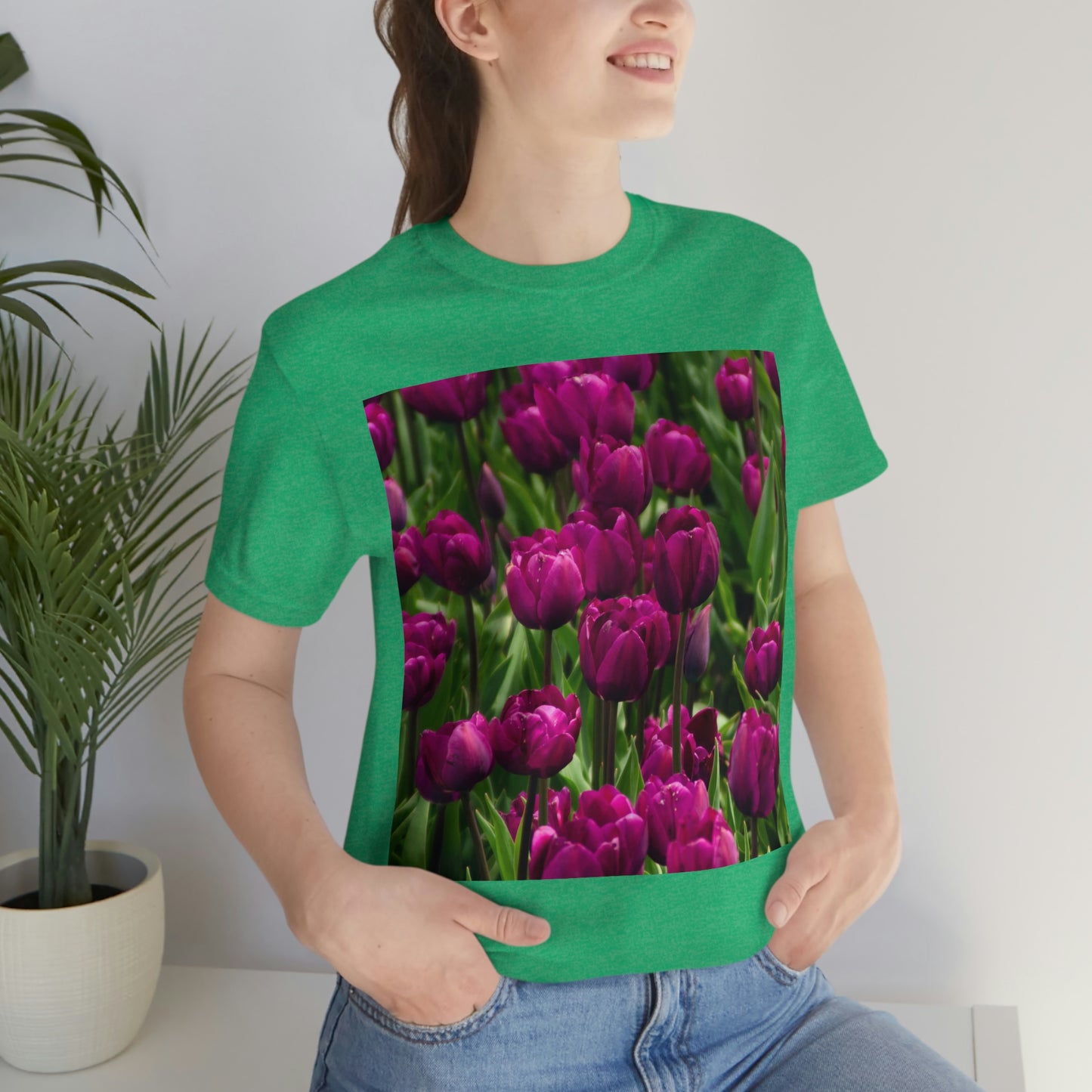 Flowers 20 Unisex Jersey Short Sleeve Tee