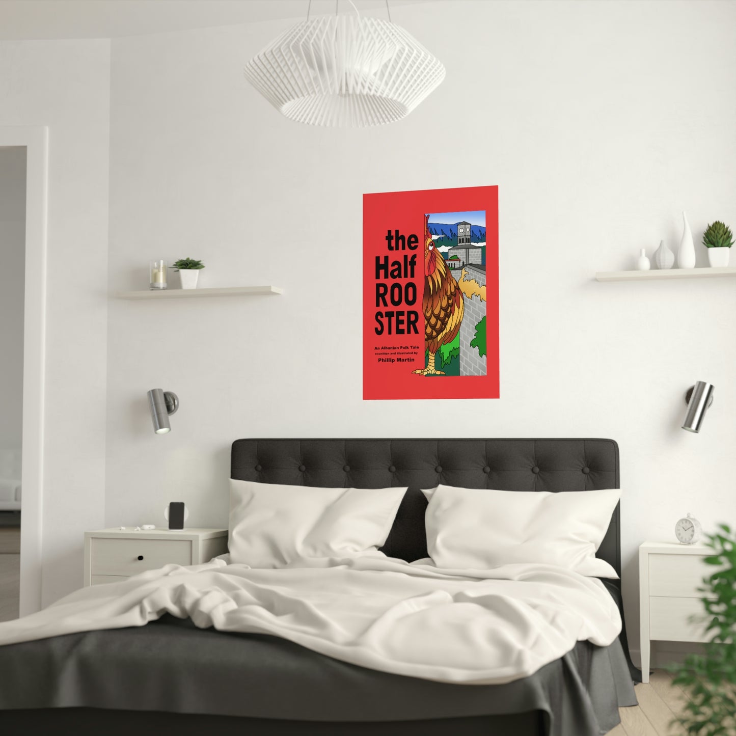 The Half Rooster Satin Posters (210gsm)