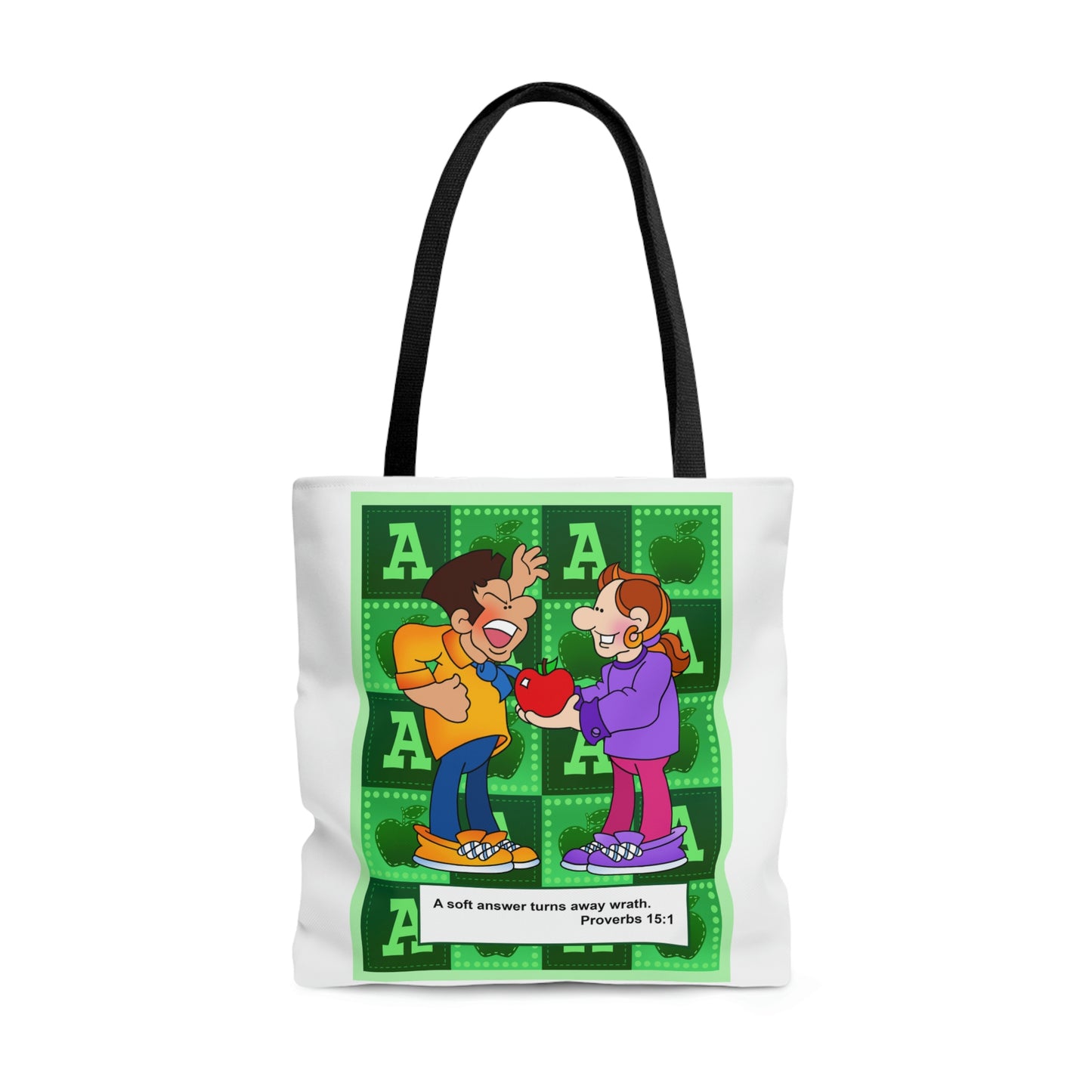 The Bible as Simple as ABC A AOP Tote Bag