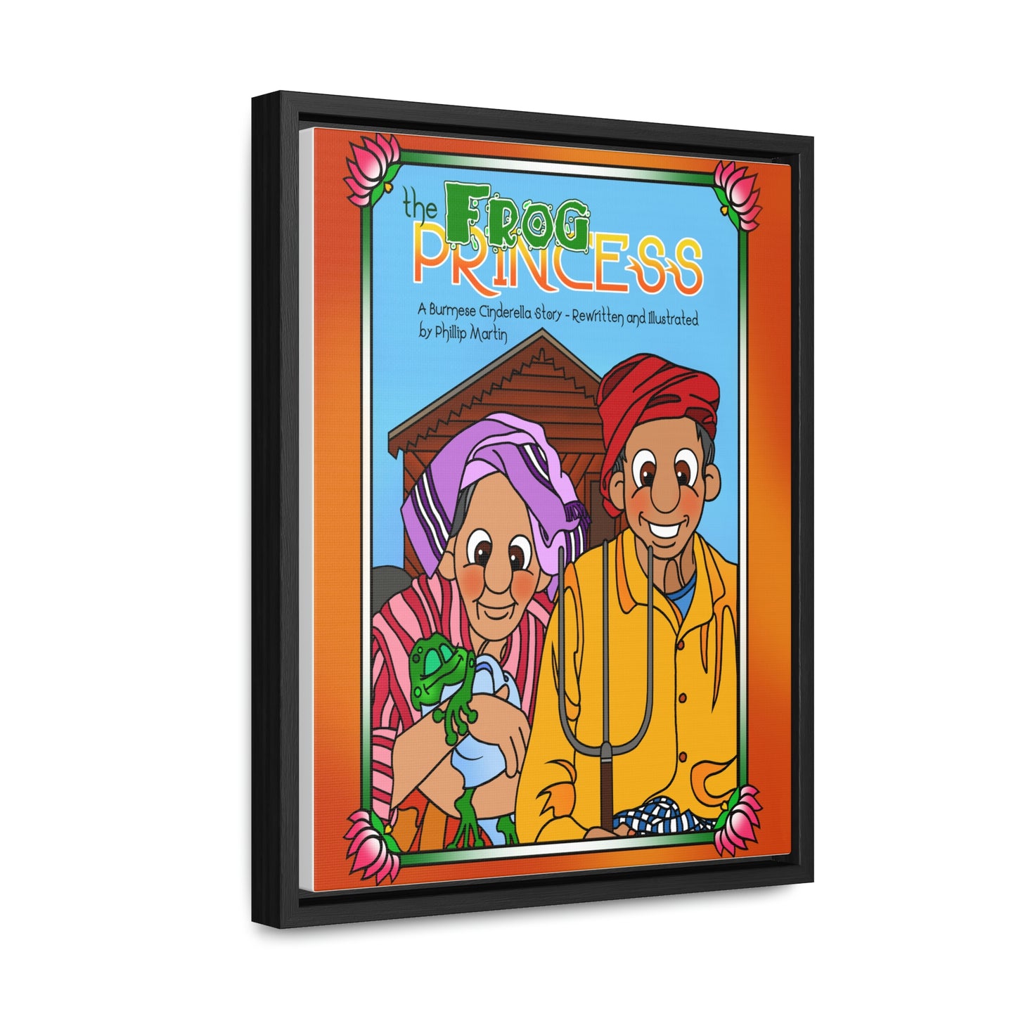 The Frog Princess Gallery Canvas Wraps, Vertical Frame