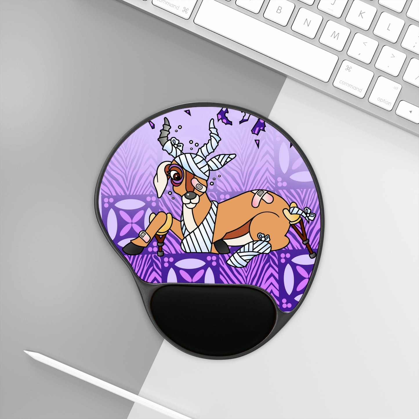 The Day that Goso Fell! Mouse Pad With Wrist Rest