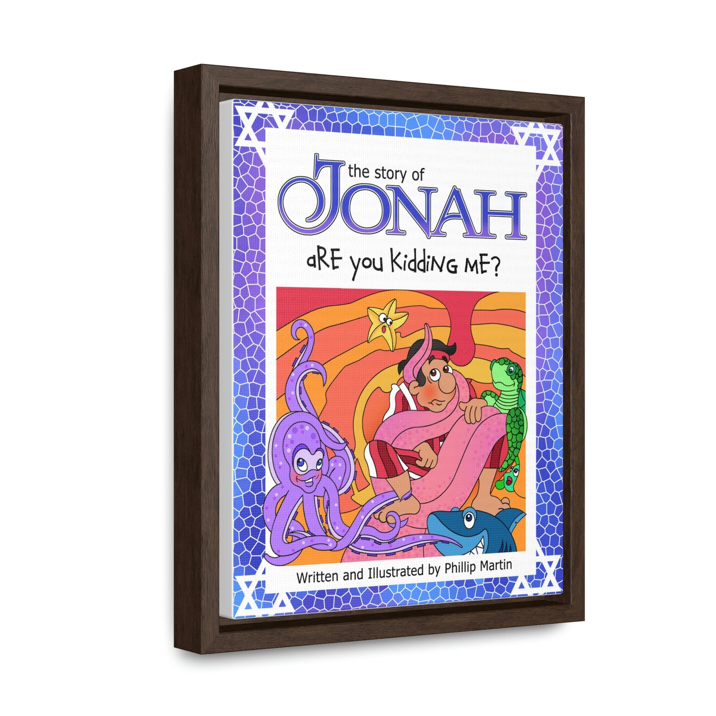 The Story of Jonah Gallery Canvas Wraps, Vertical Frame
