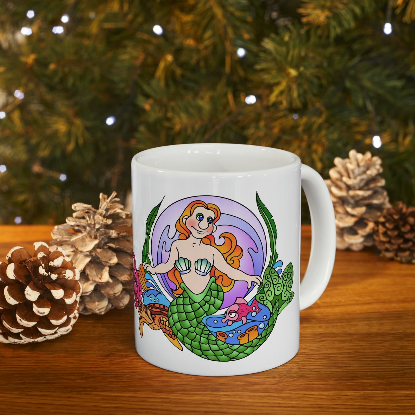 Mermaid Ceramic Mug 11oz