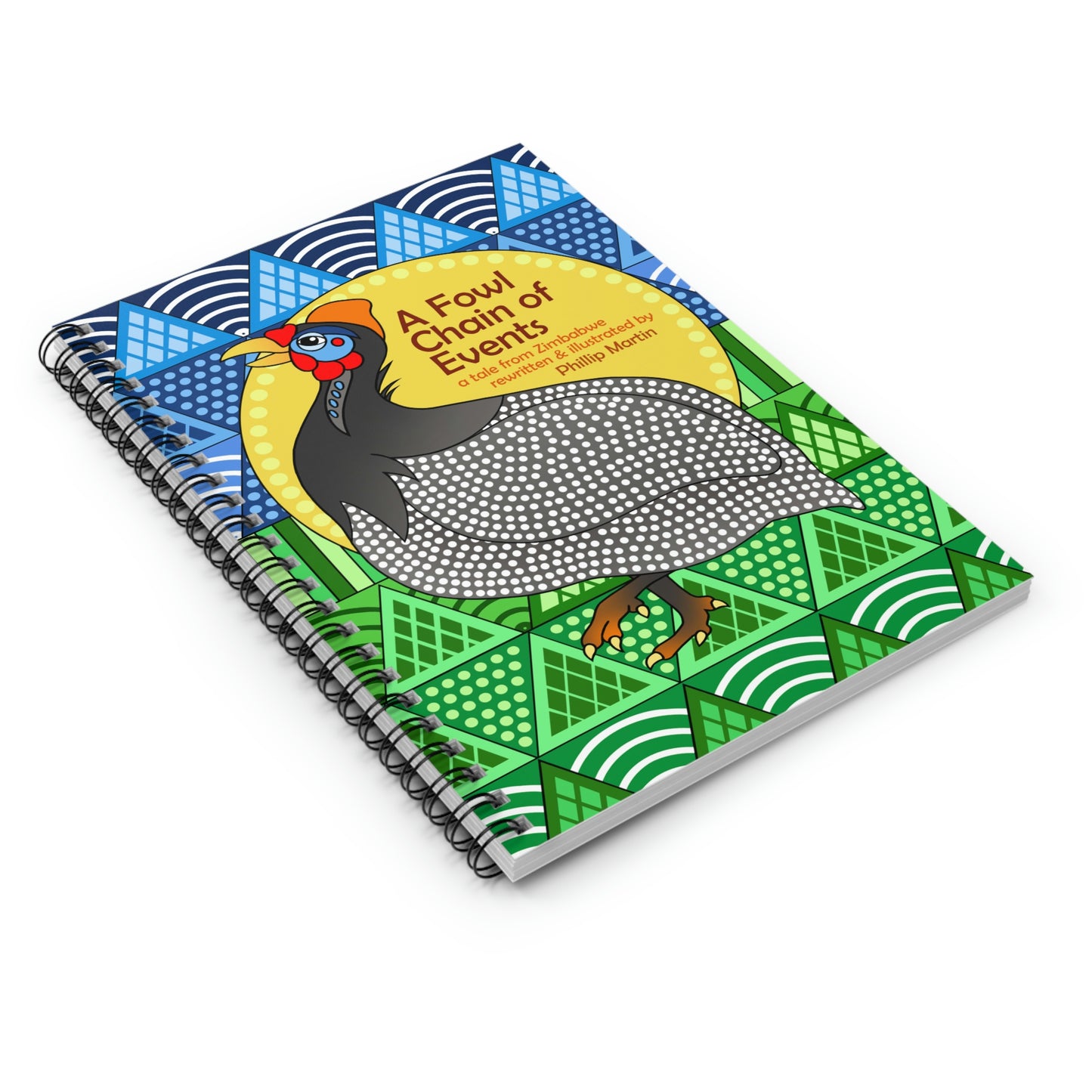 A Fowl Chain of Events Spiral Notebook - Ruled Line