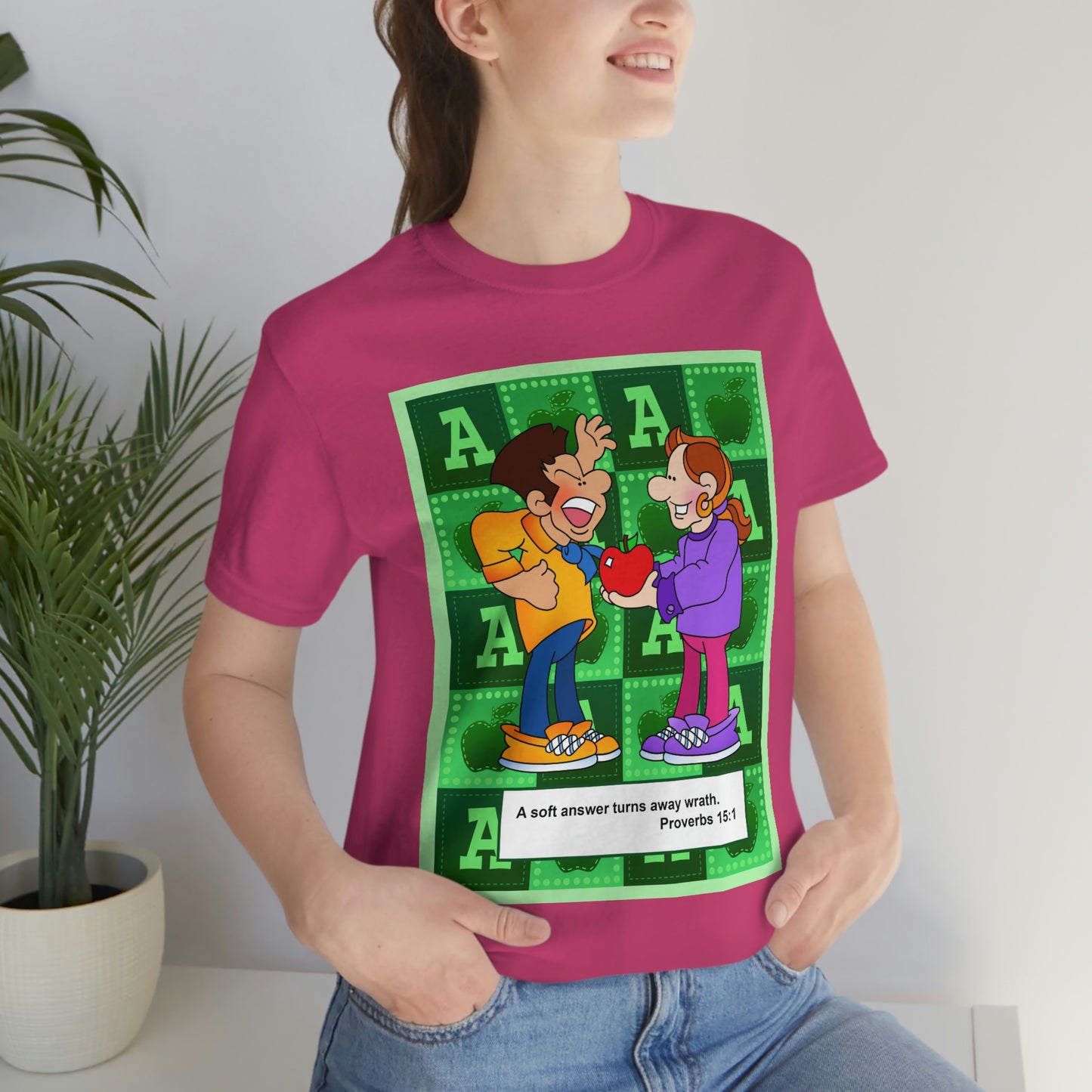 The Bible as Simple as ABC A Unisex Jersey Short Sleeve Tee