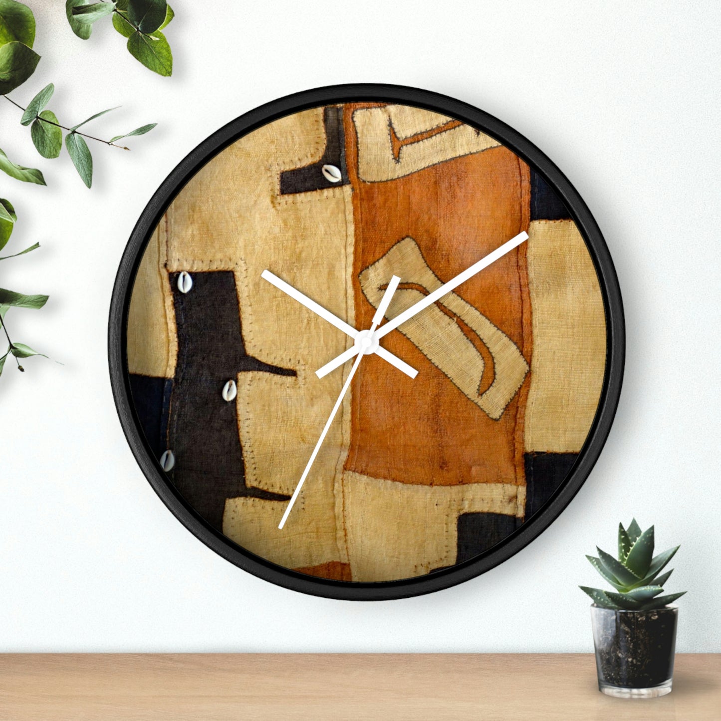 A Show of Hands Fabric! Wall Clock