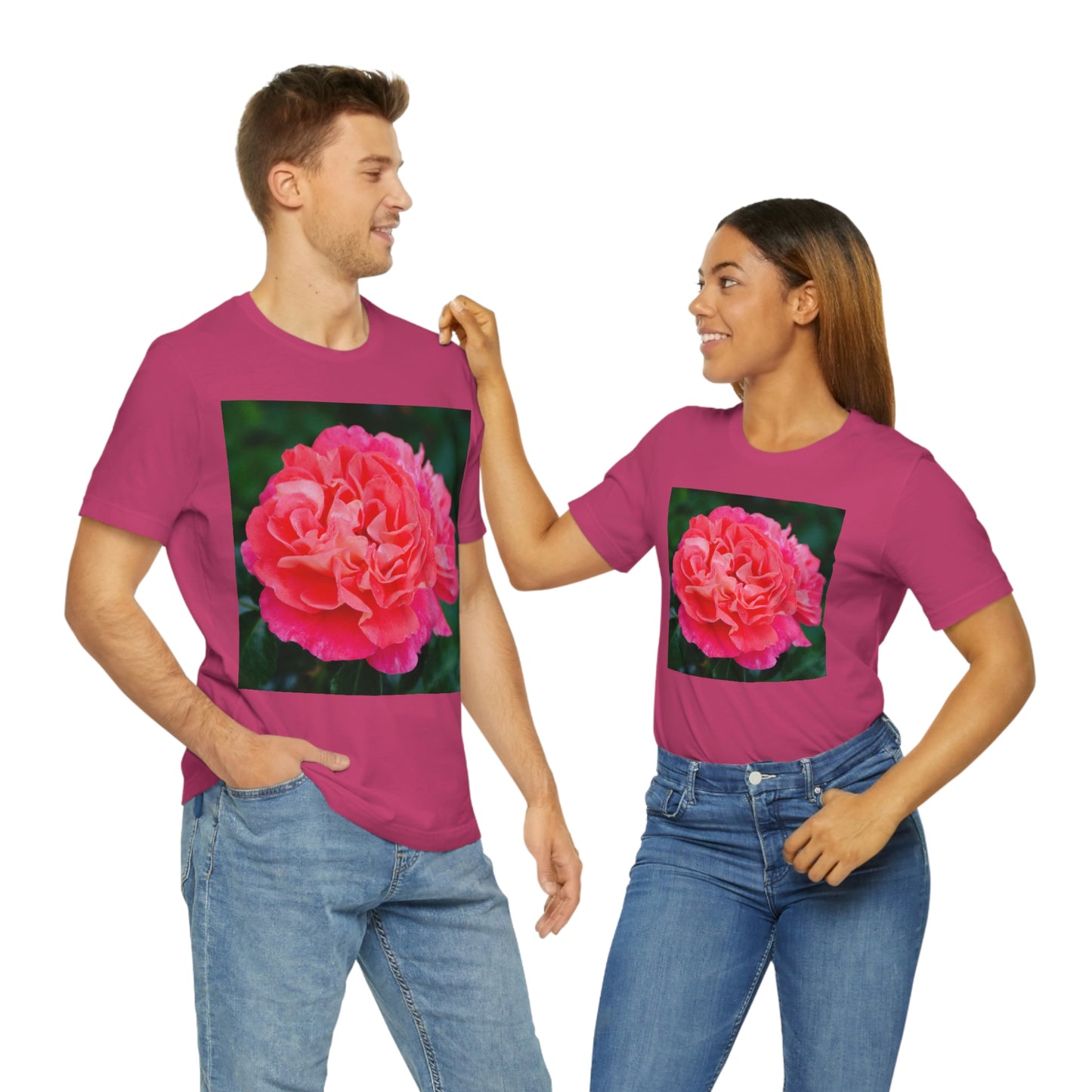 Flowers 08 Unisex Jersey Short Sleeve Tee