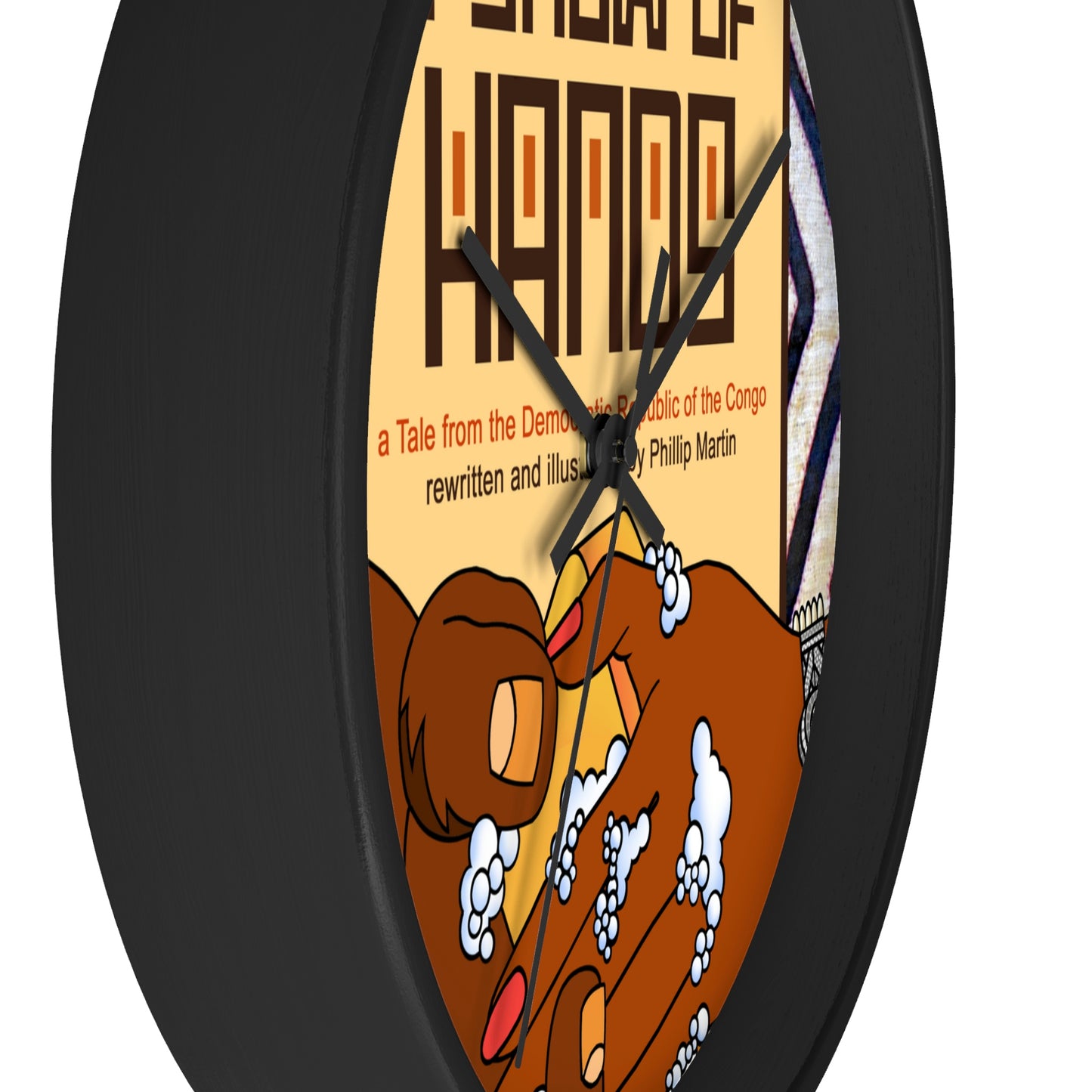 A Show of Hands Wall clock