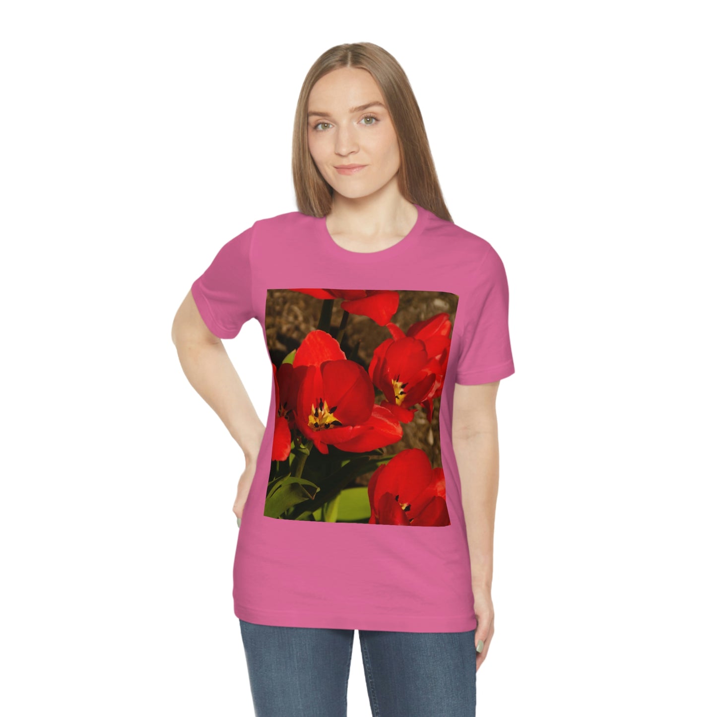 Flowers 05 Unisex Jersey Short Sleeve Tee