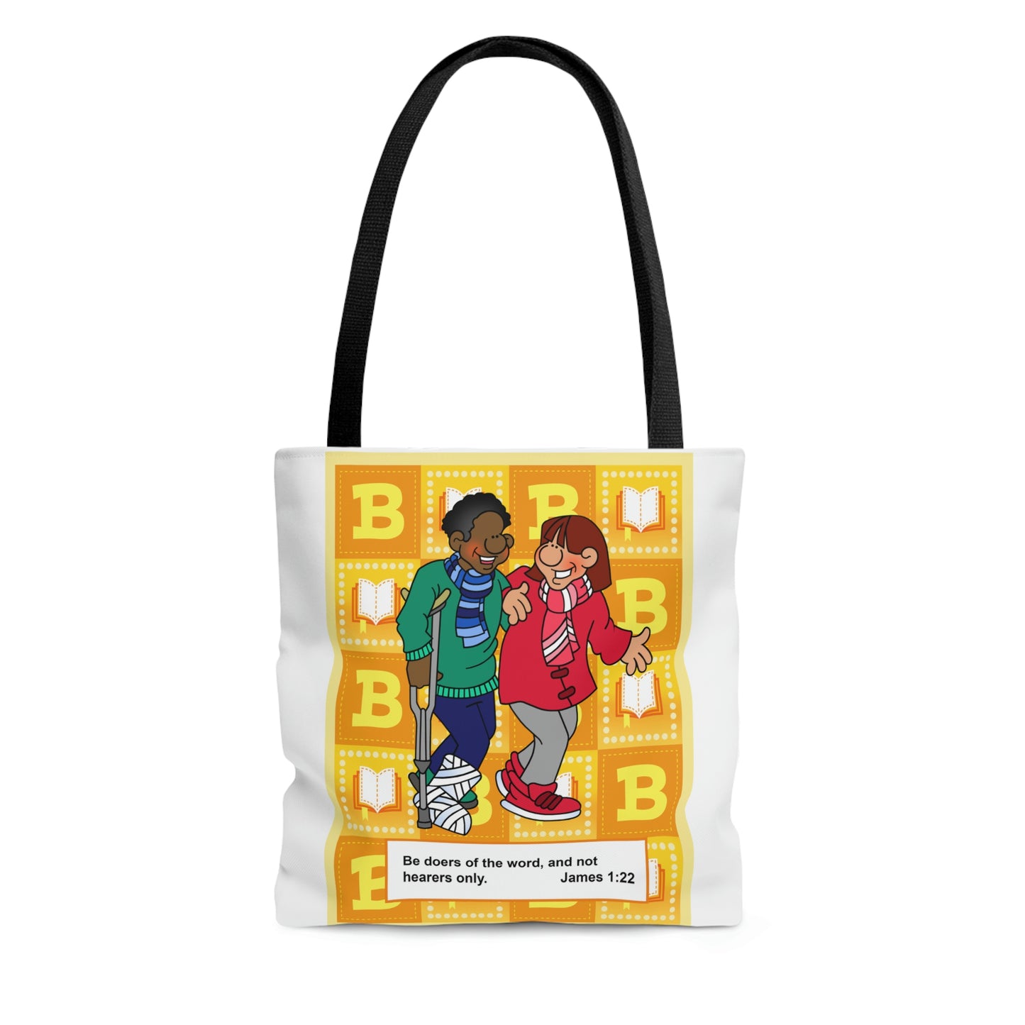 The Bible as Simple as ABC B AOP Tote Bag