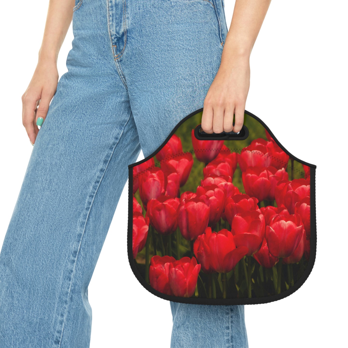 Flowers 22 Neoprene Lunch Bag