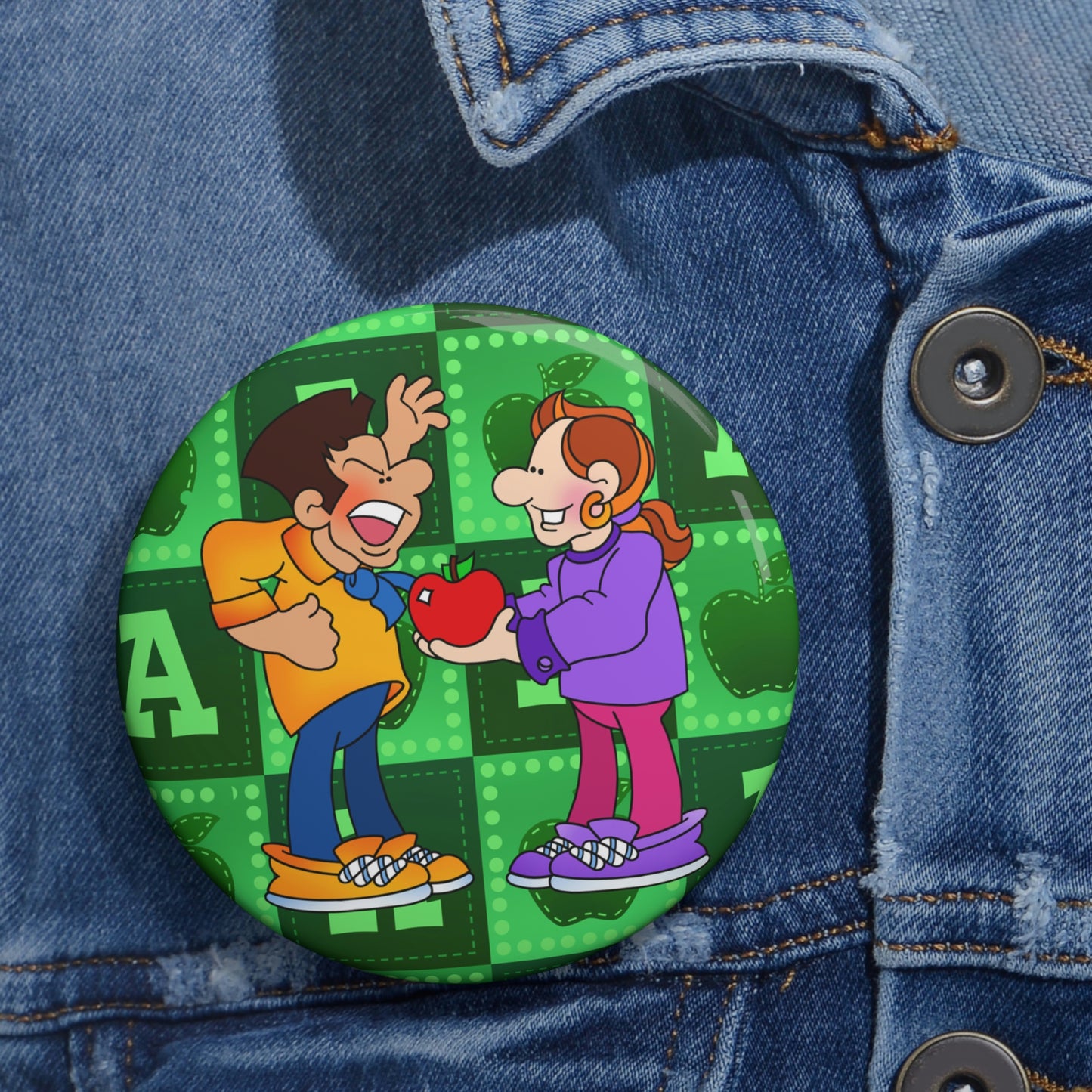 The Bible as Simple as ABC A Custom Pin Buttons