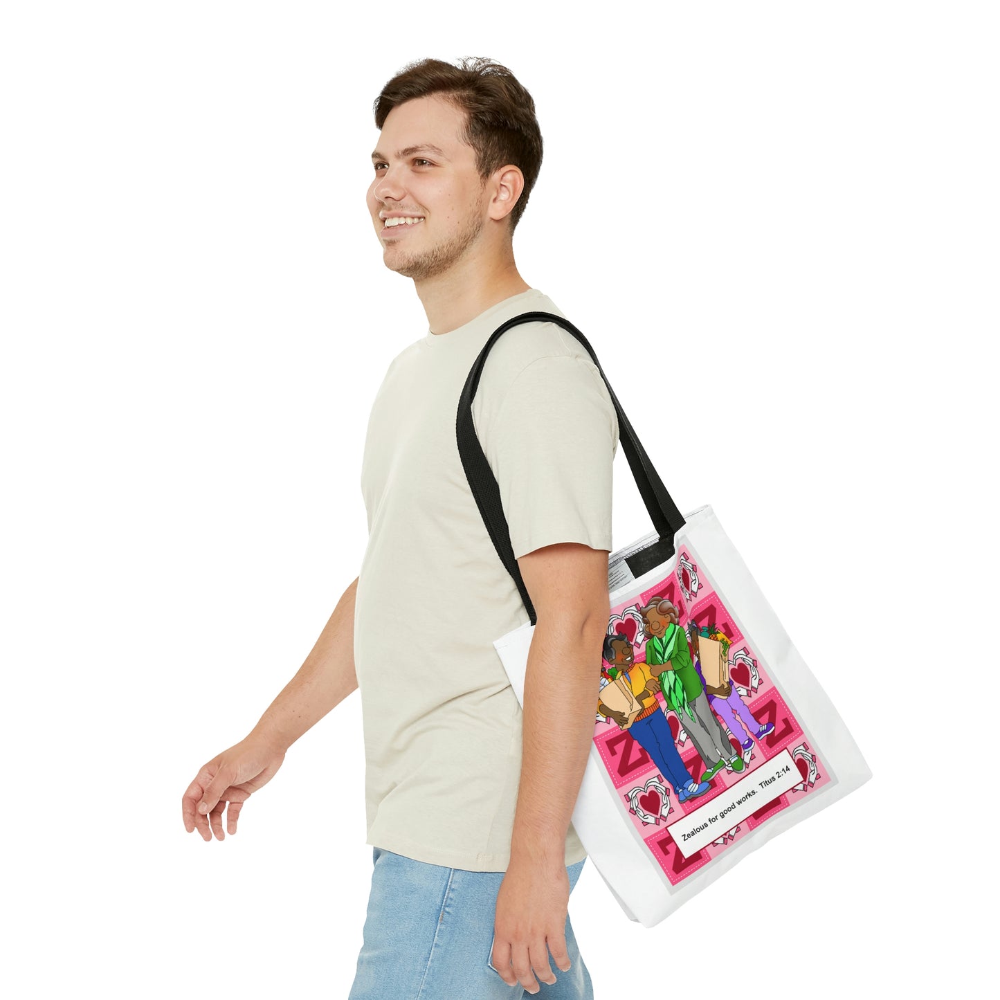 The Bible as Simple as ABC Z AOP Tote Bag