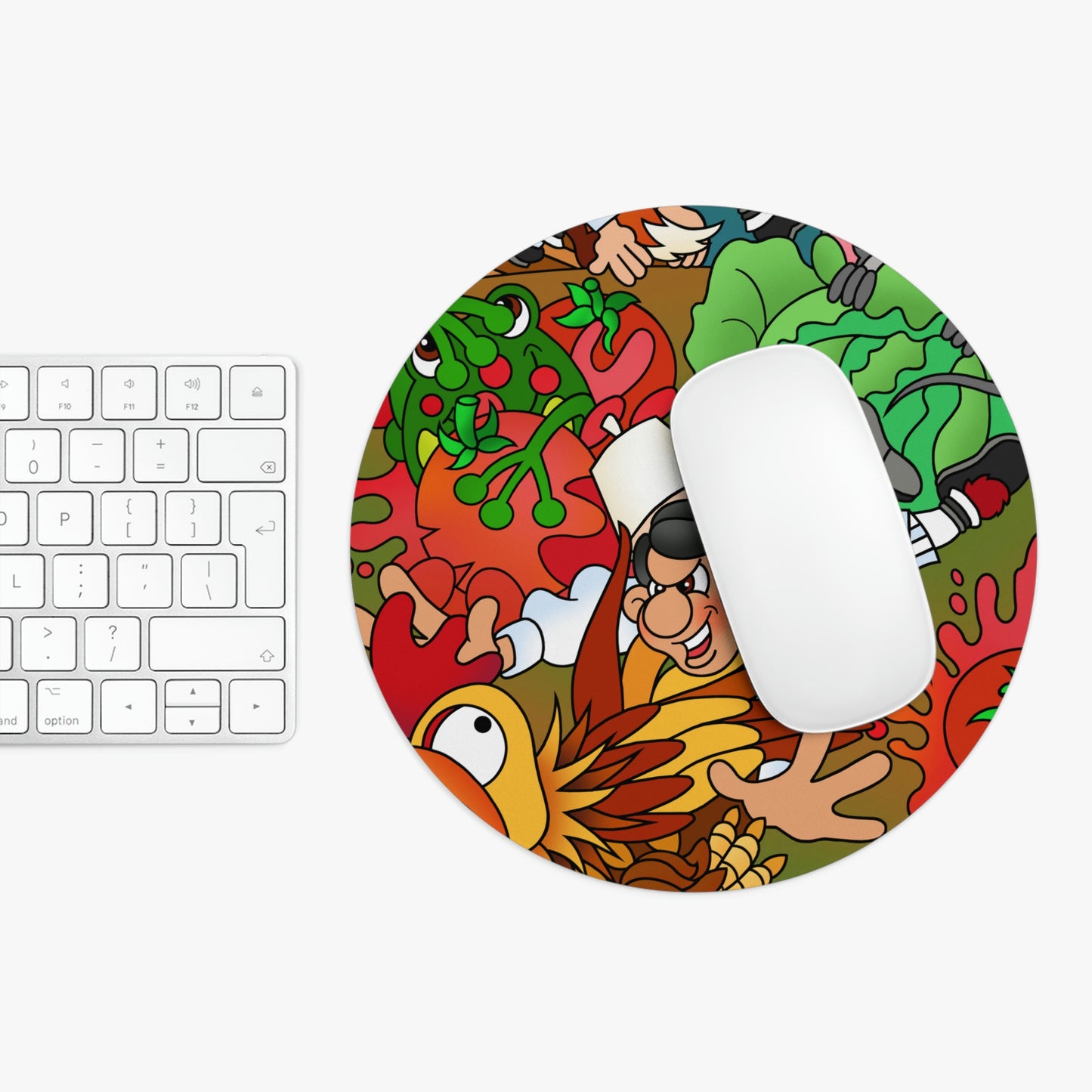 The Half Rooster! Mouse Pad