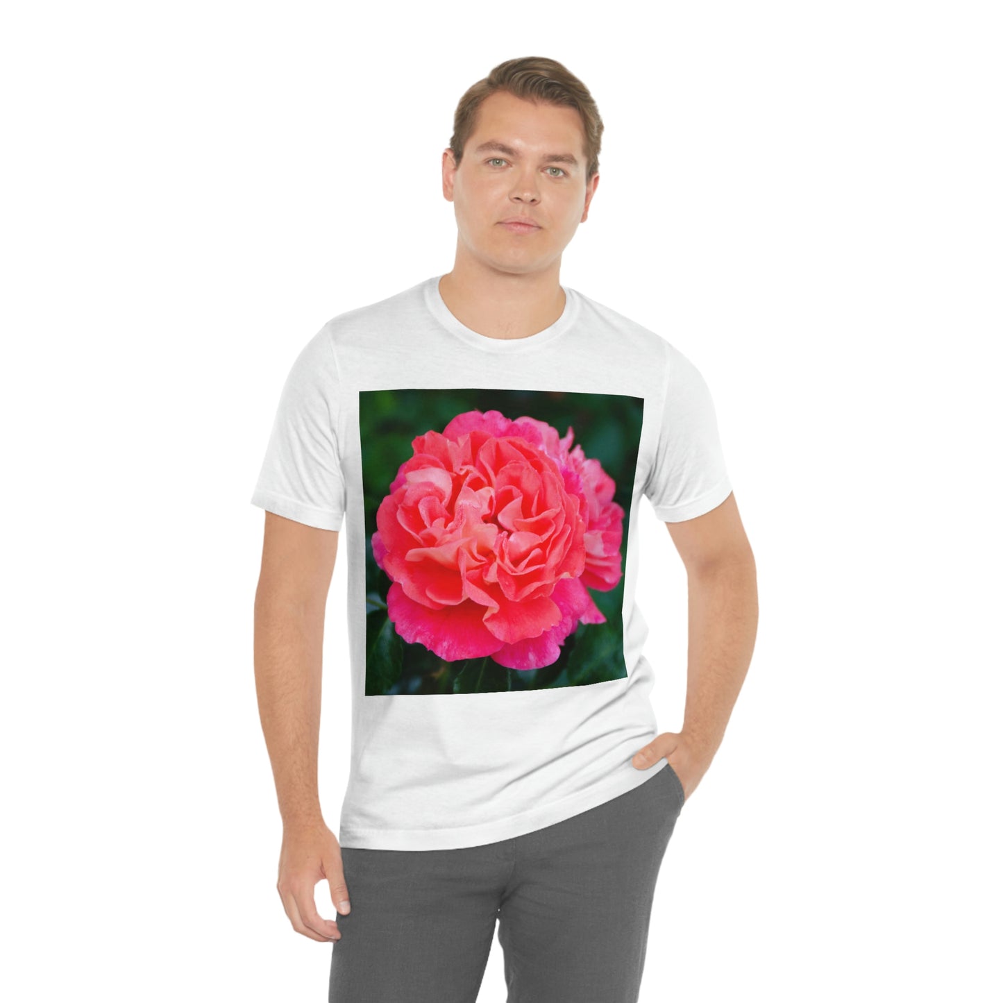 Flowers 08 Unisex Jersey Short Sleeve Tee