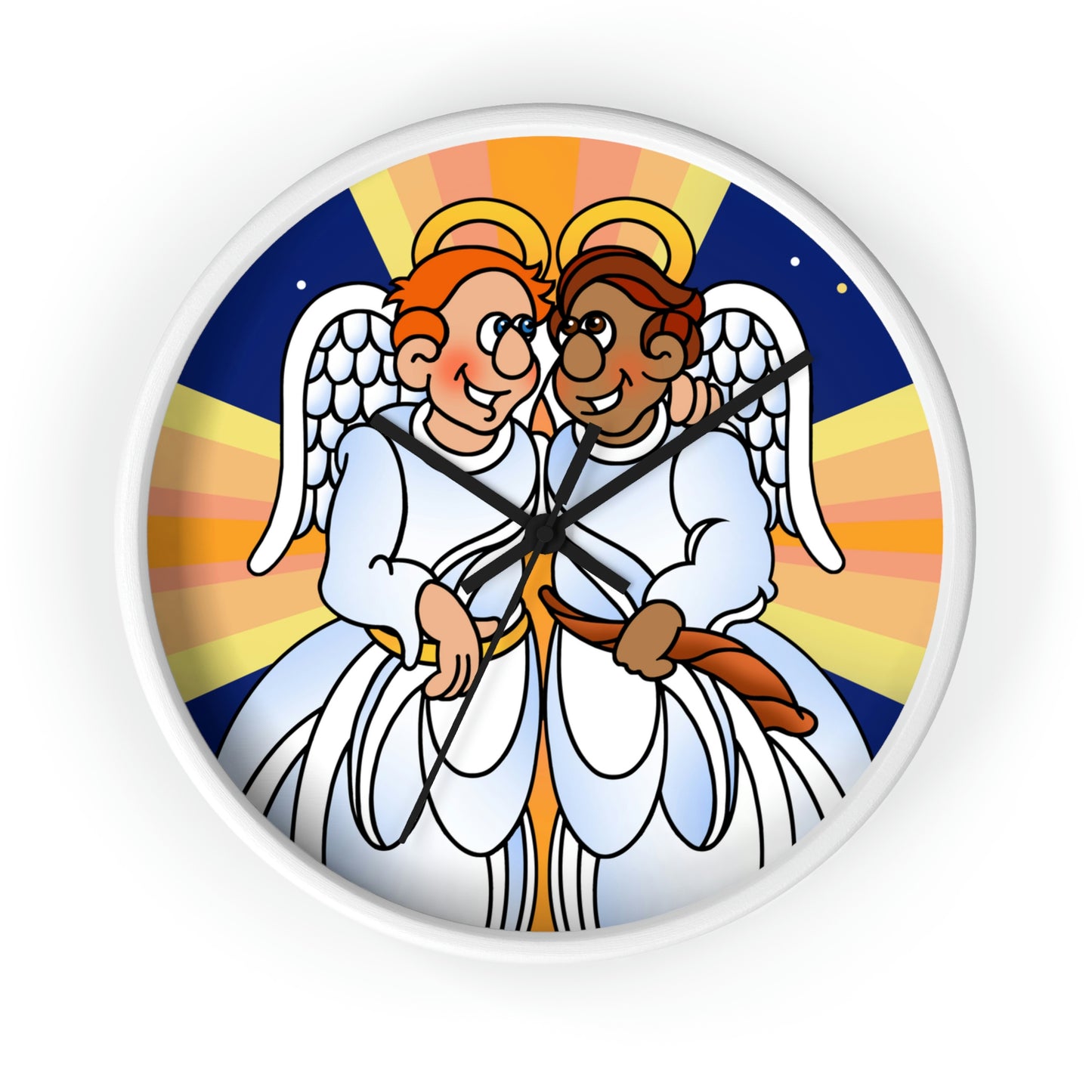 Hark and Harold Angel Sing Wall clock