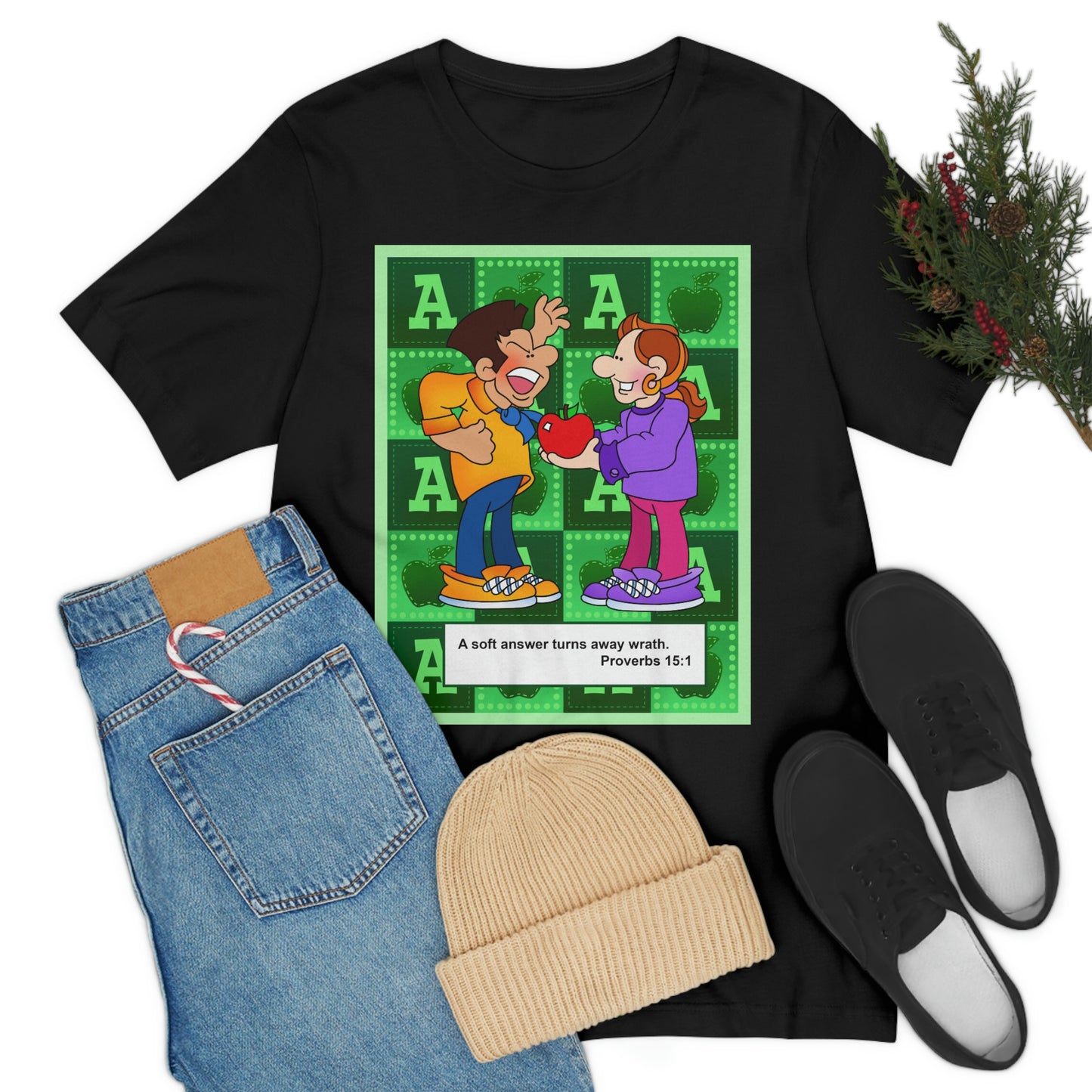 The Bible as Simple as ABC A Unisex Jersey Short Sleeve Tee