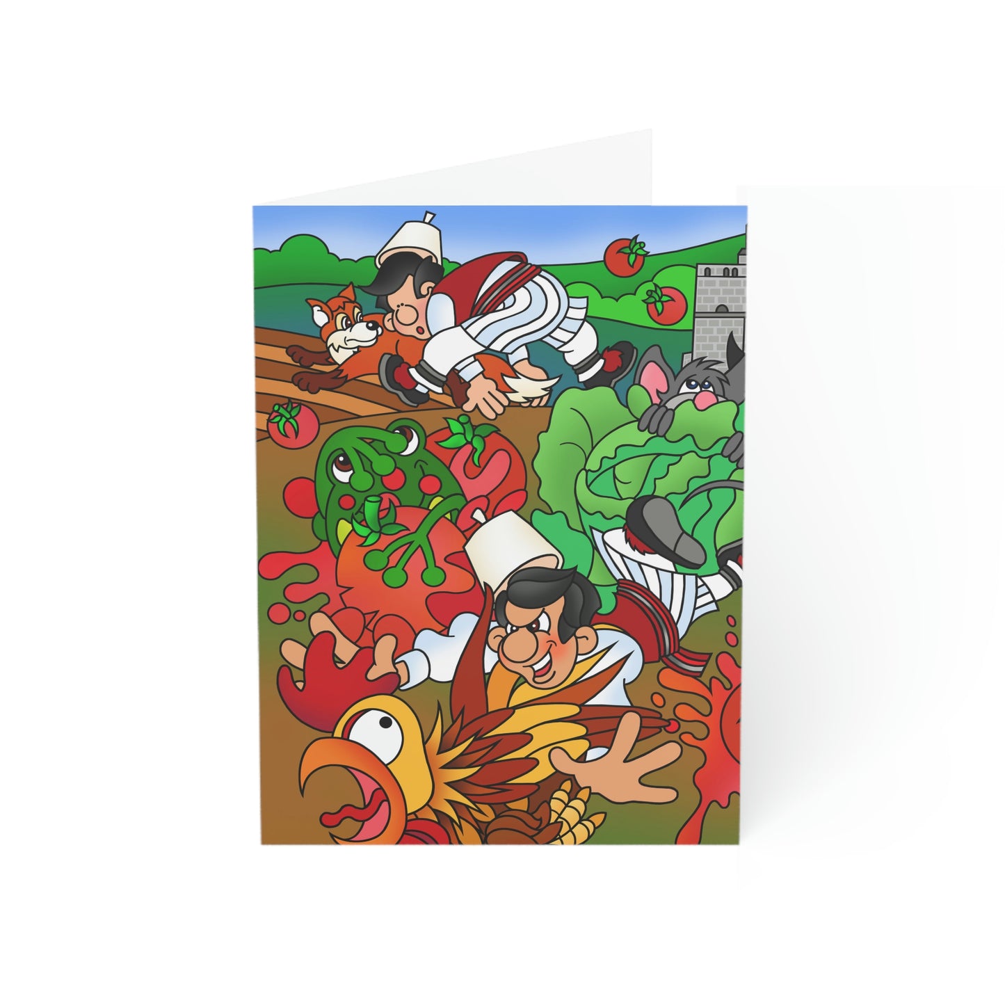 The Half Rooster! Greeting Cards (1, 10, 30, and 50pcs)