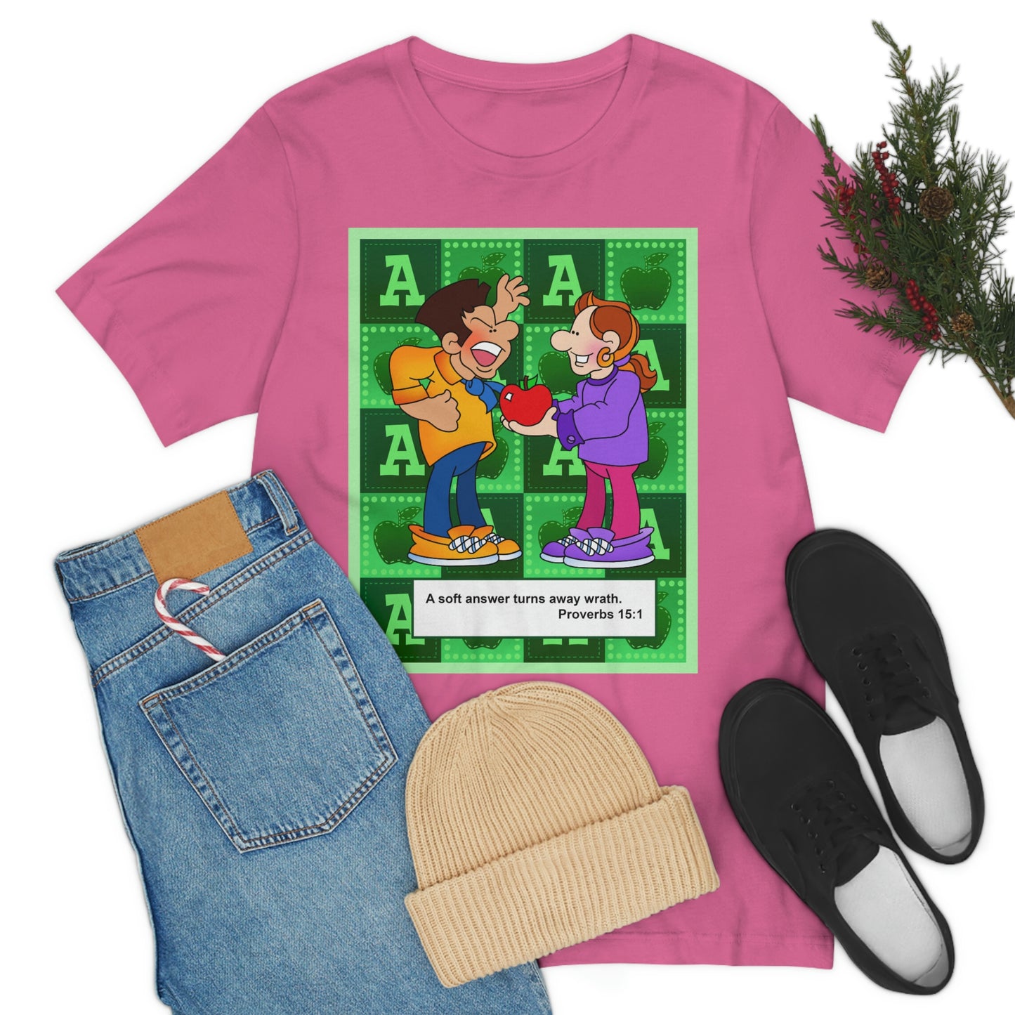 The Bible as Simple as ABC A Unisex Jersey Short Sleeve Tee