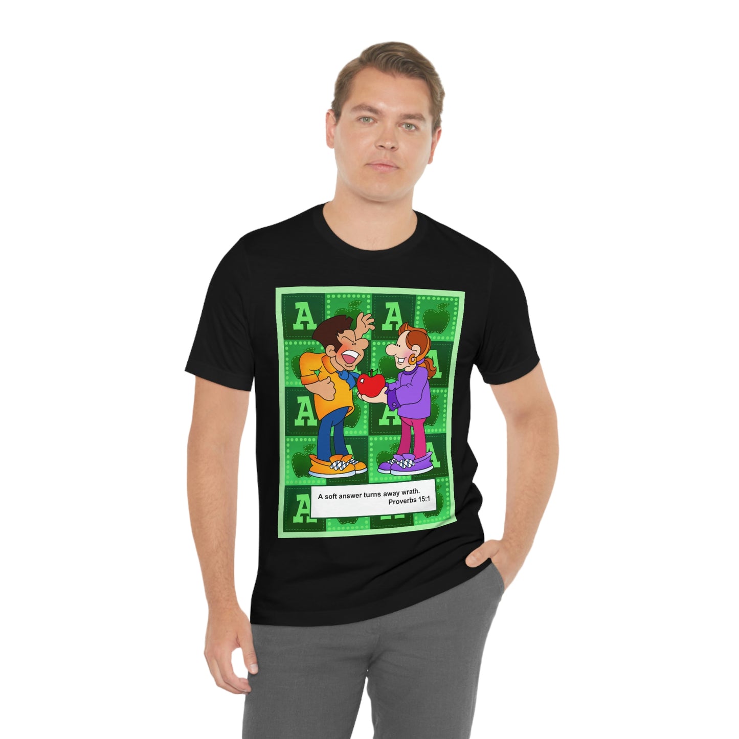 The Bible as Simple as ABC A Unisex Jersey Short Sleeve Tee