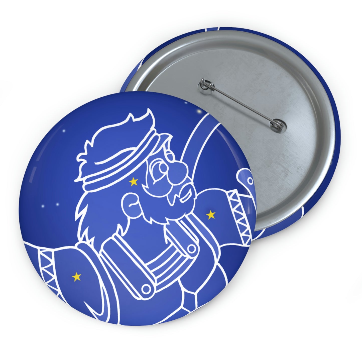 Triple Gratitude with Assorted Monsters!! Custom Pin Buttons