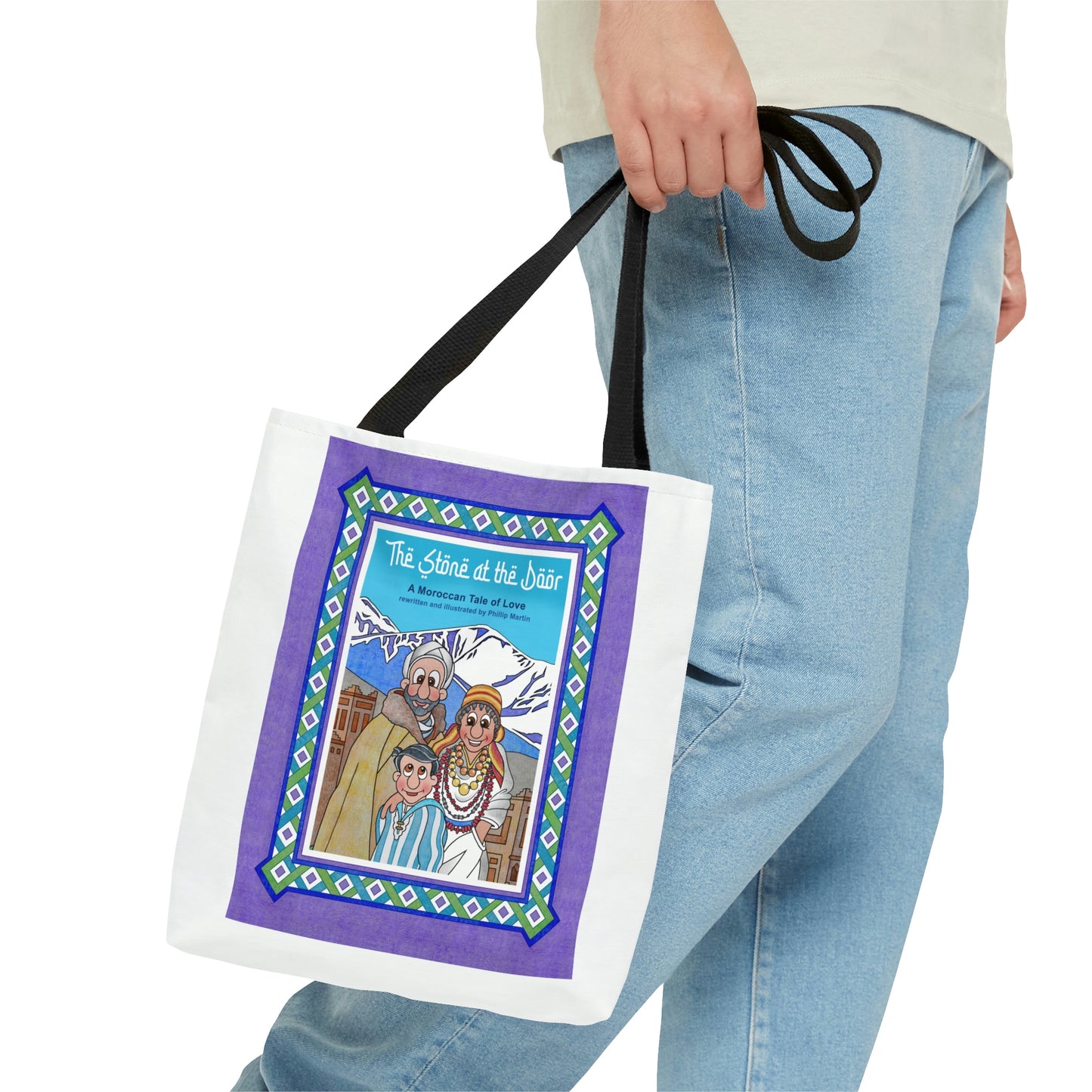 The Stone at the Door AOP Tote Bag