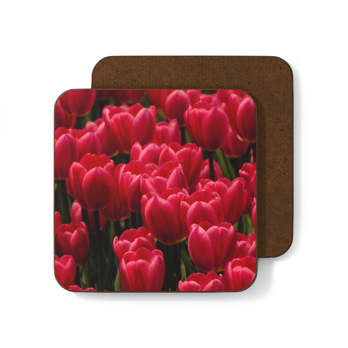 Flowers 15 Hardboard Back Coaster