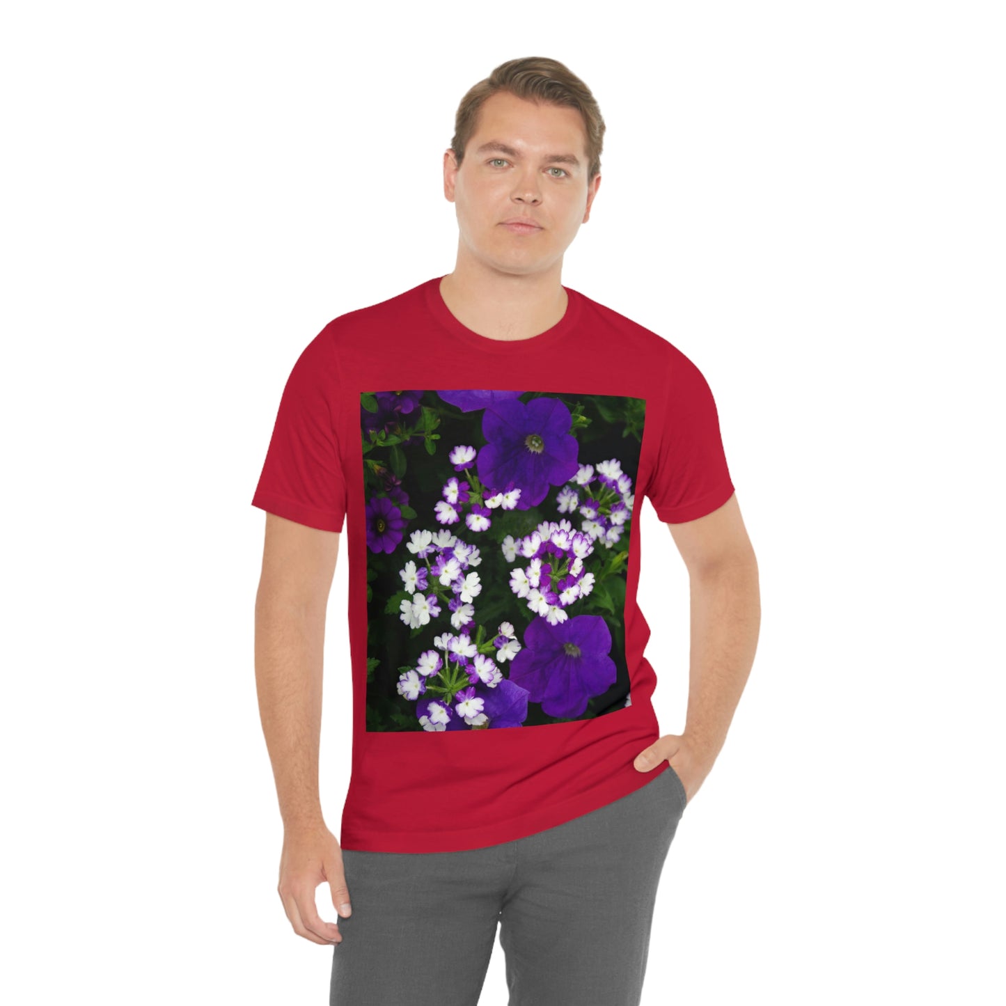 Flowers 04 Unisex Jersey Short Sleeve Tee