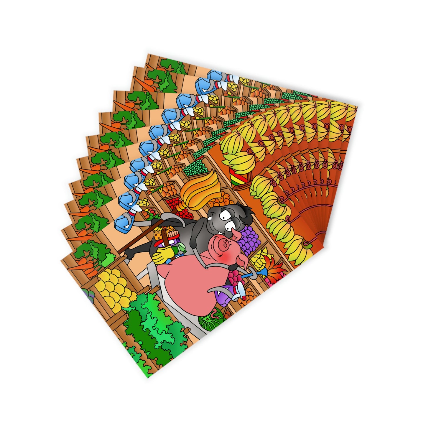 Anansi and the Market Pig Postcards (10pcs)
