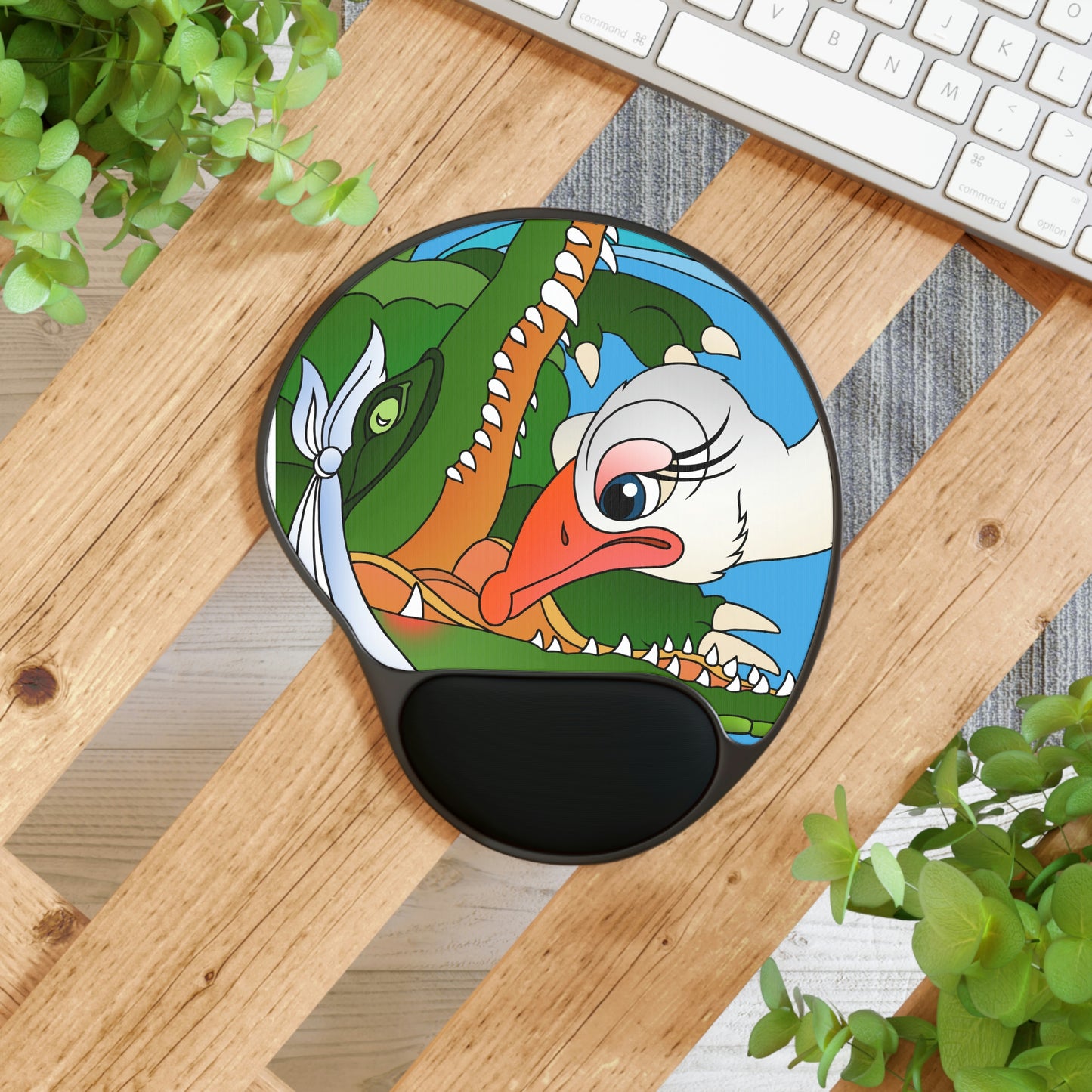 Once Upon Southern Africa! Mouse Pad With Wrist Rest