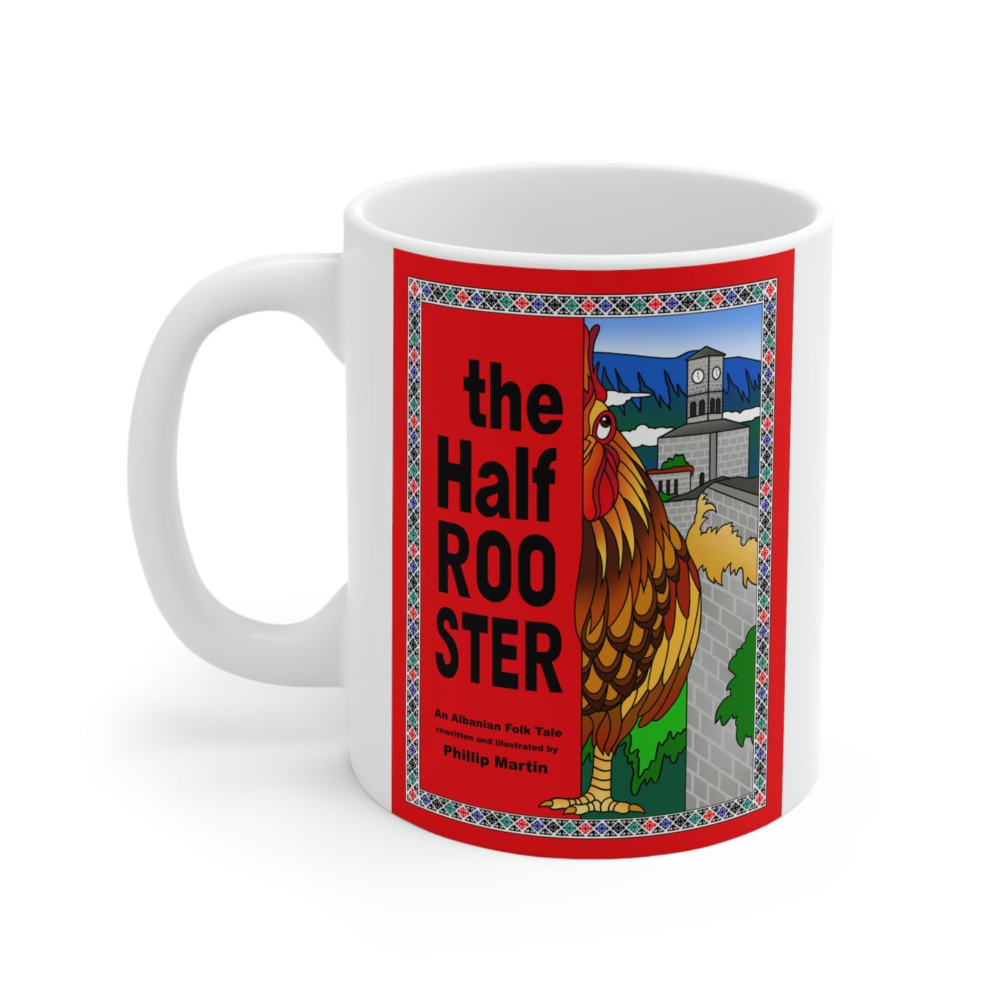 The Half Rooster Ceramic Mug 11oz