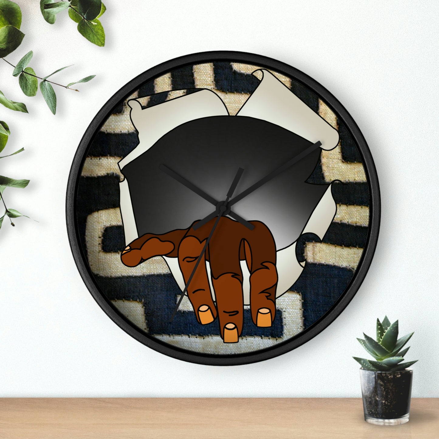 A Show of Hands! Wall clock