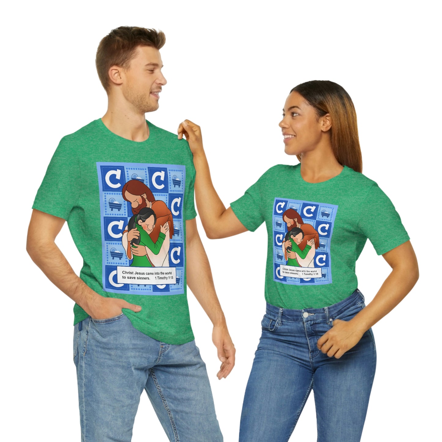 The Bible as Simple as ABC C Unisex Jersey Short Sleeve Tee