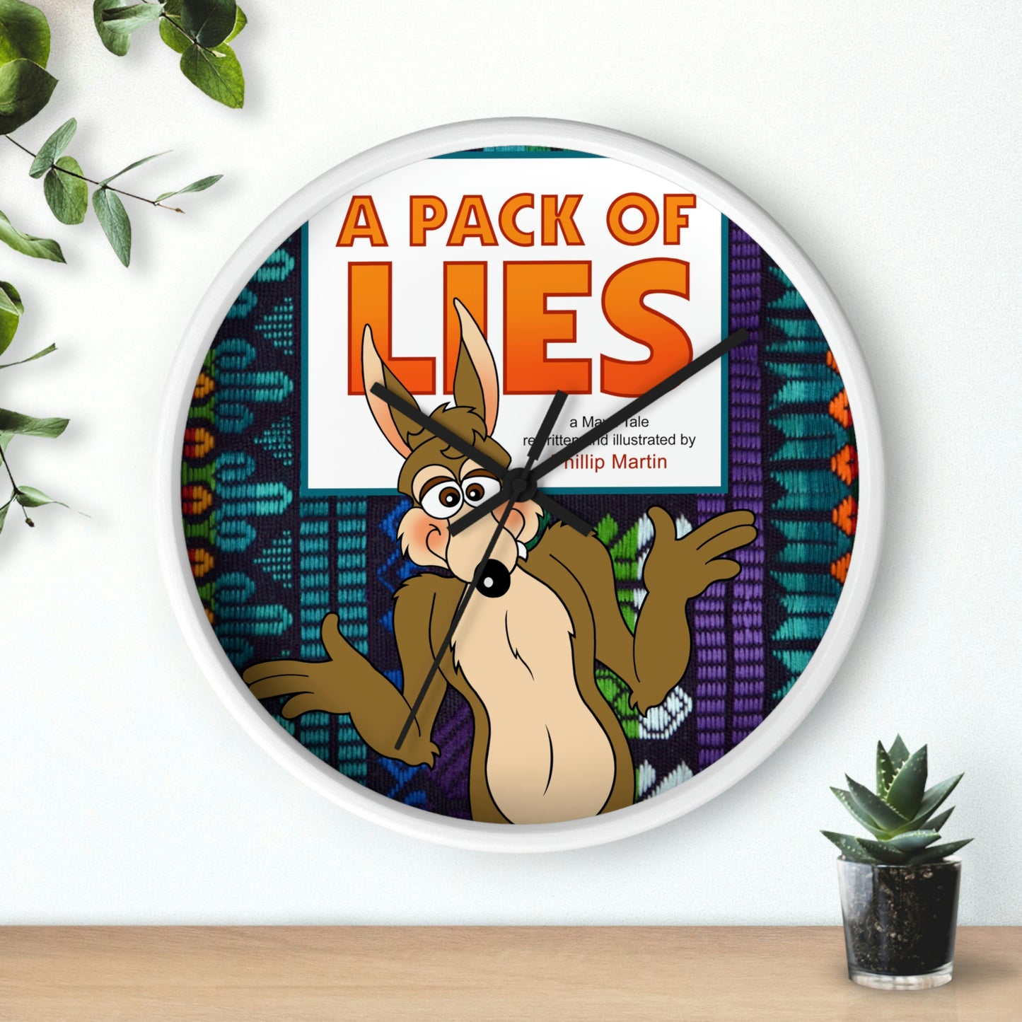 A Pack of Lies Wall clock