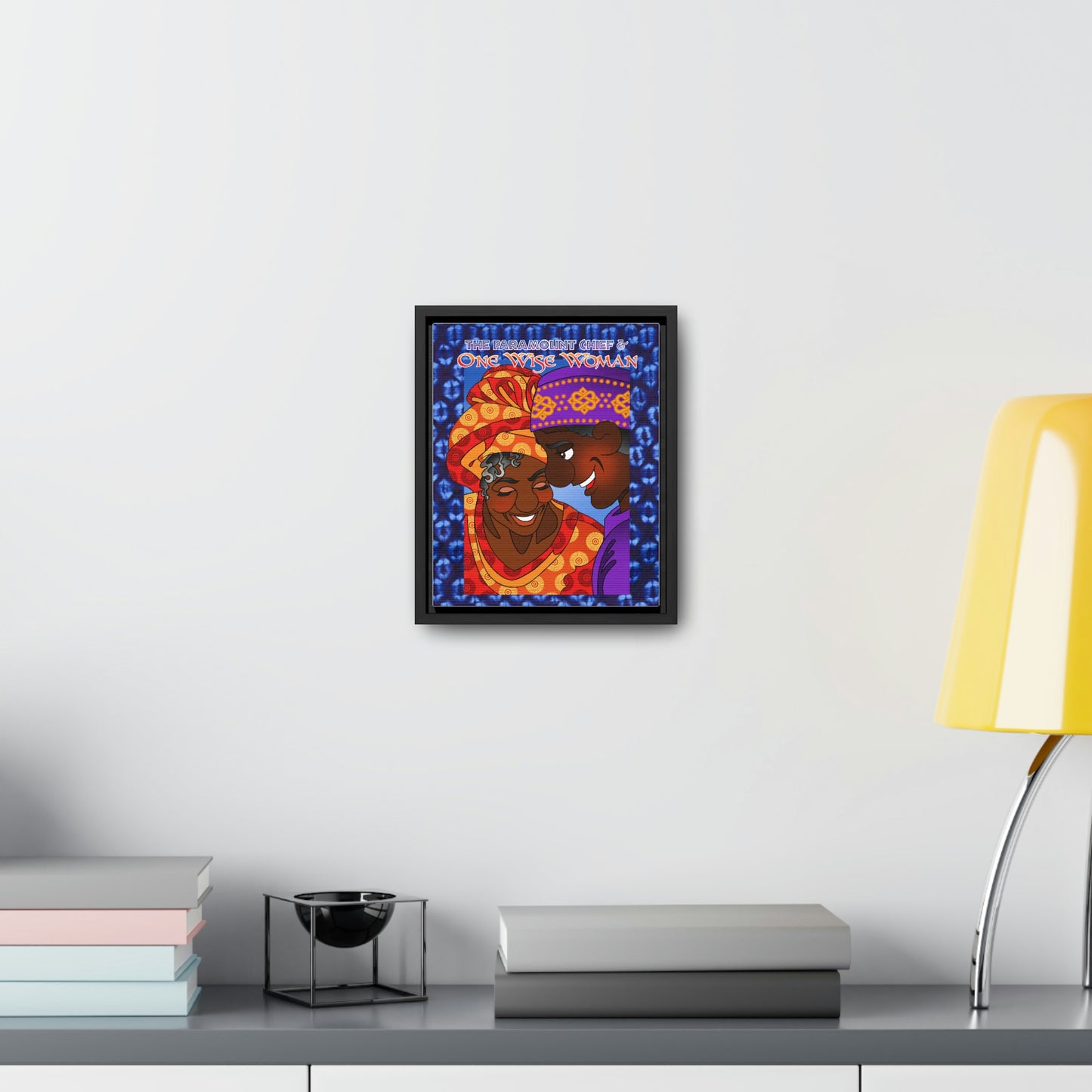 The Paramount Chief and One Wise Woman Gallery Canvas Wraps, Vertical Frame