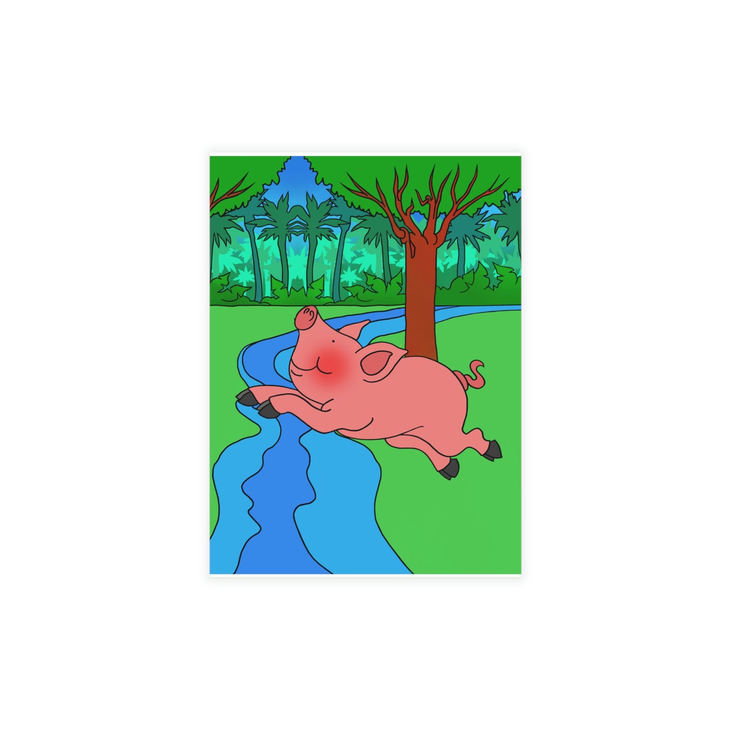 Anansi and the Market Pig! Greeting Card Bundles (envelopes not included)