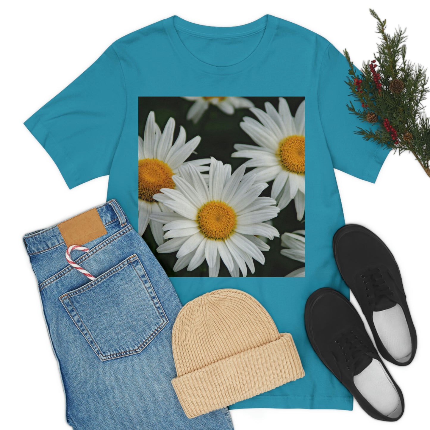 Flowers 01 Unisex Jersey Short Sleeve Tee