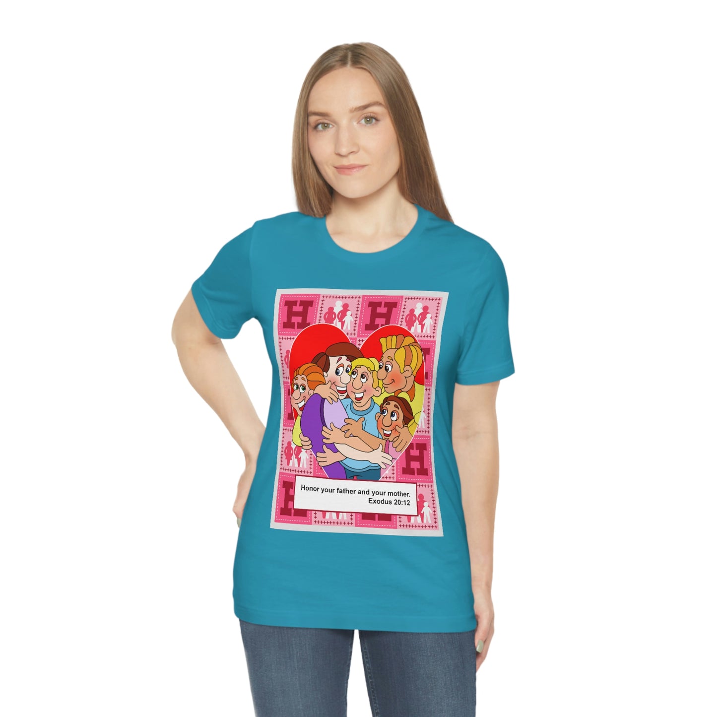 The Bible as Simple as ABC H Unisex Jersey Short Sleeve Tee
