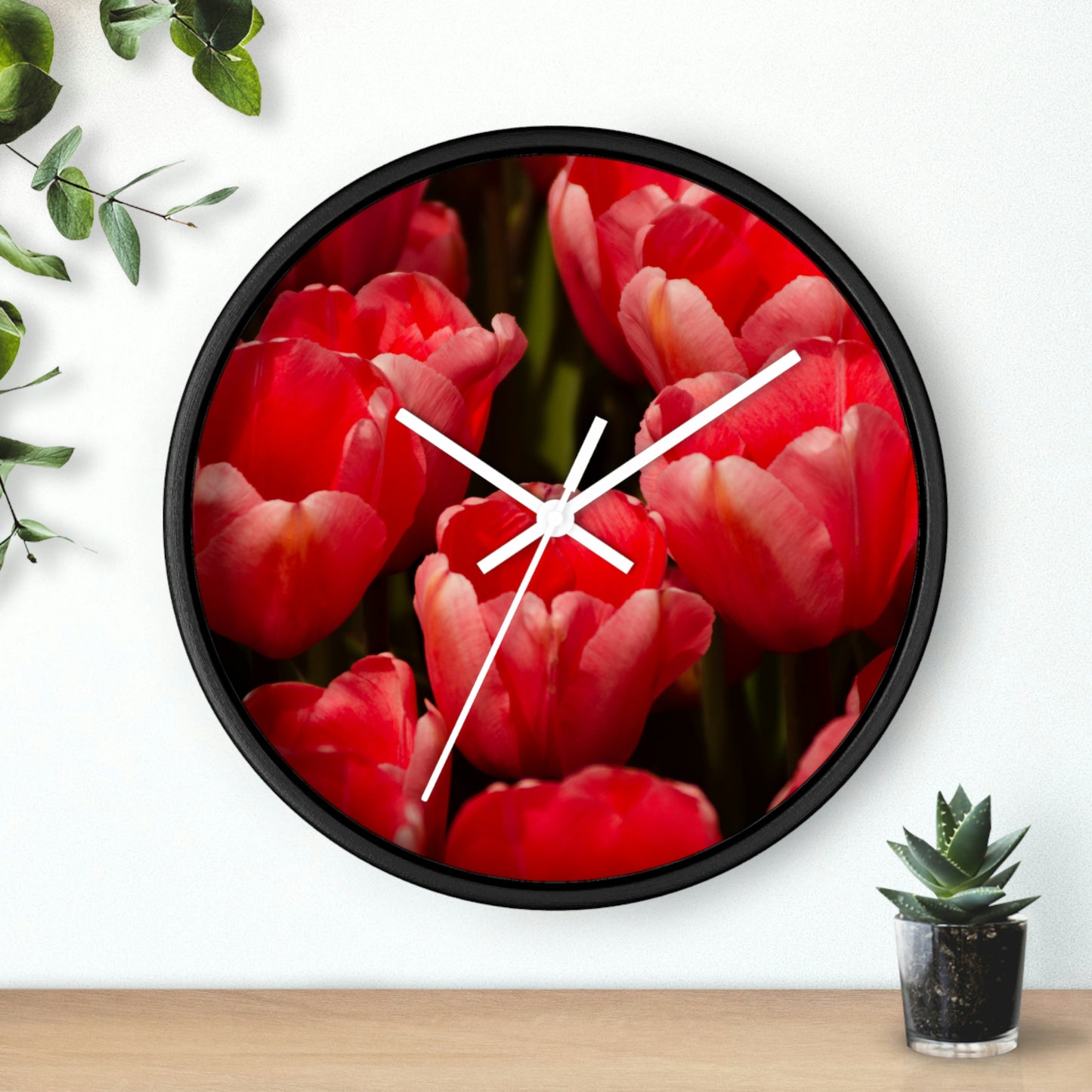 Flowers 09 Wall Clock