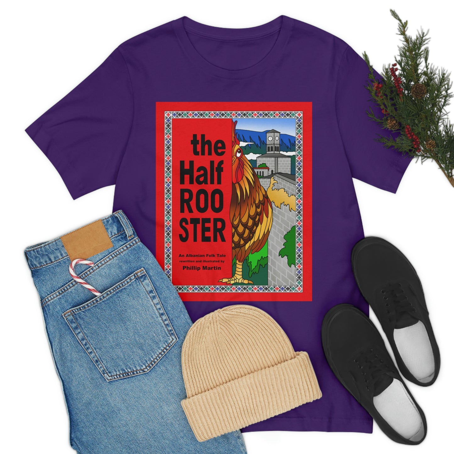 The Half Rooster Unisex Jersey Short Sleeve Tee
