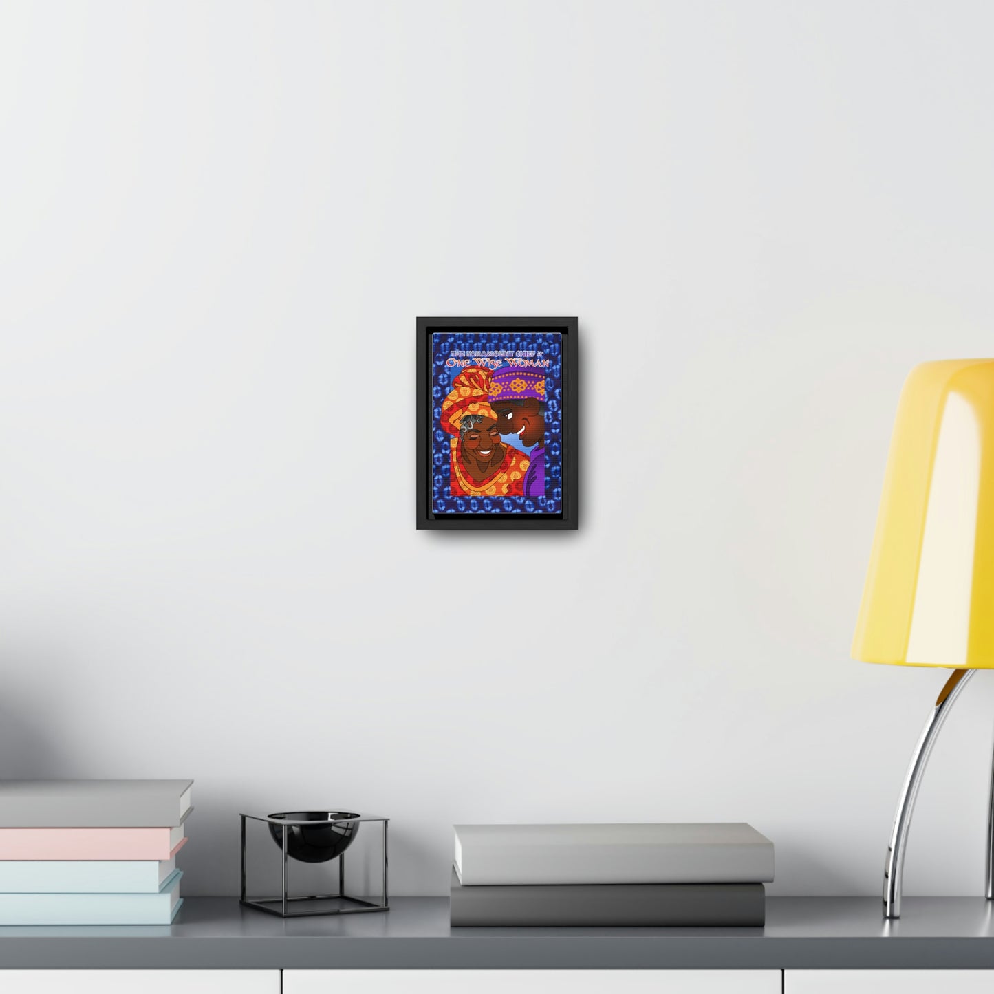 The Paramount Chief and One Wise Woman Gallery Canvas Wraps, Vertical Frame