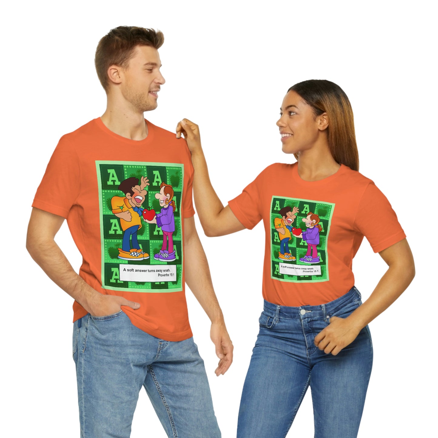 The Bible as Simple as ABC A Unisex Jersey Short Sleeve Tee