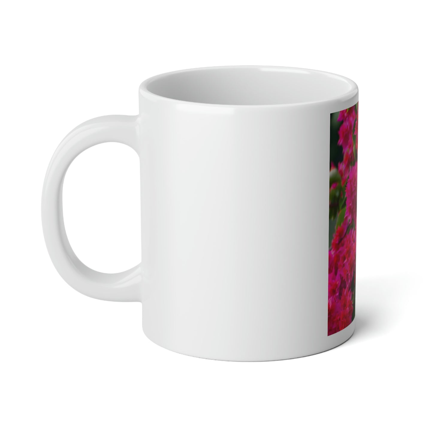 Flowers 27 Jumbo Mug, 20oz