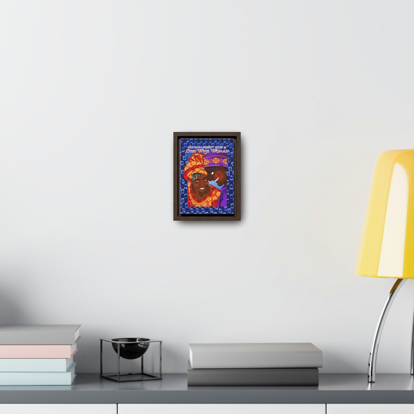 The Paramount Chief and One Wise Woman Gallery Canvas Wraps, Vertical Frame